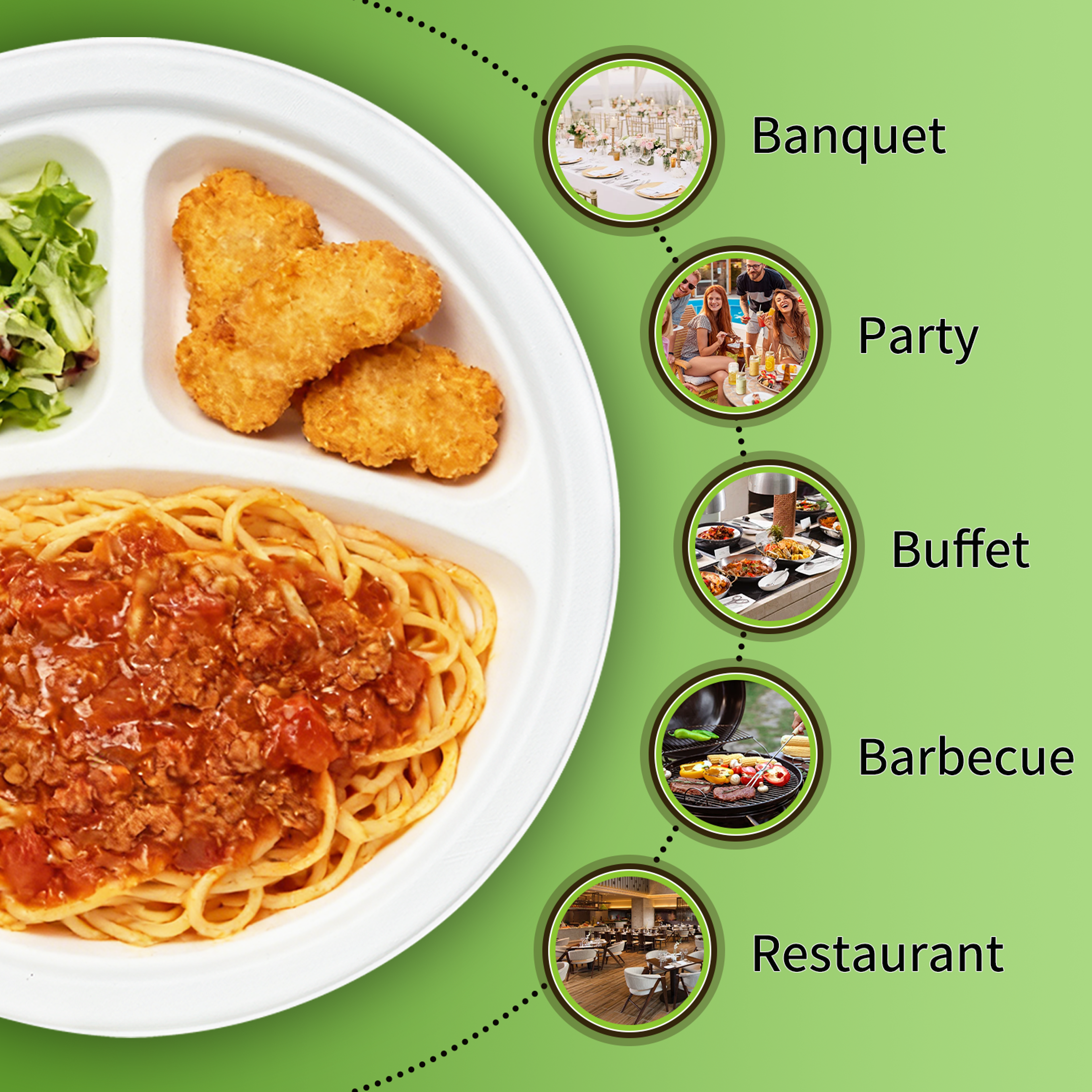 Premium Eid Mubarak Paper Plates Ramadan Disposable Plates For Party  Festive Tableware 2