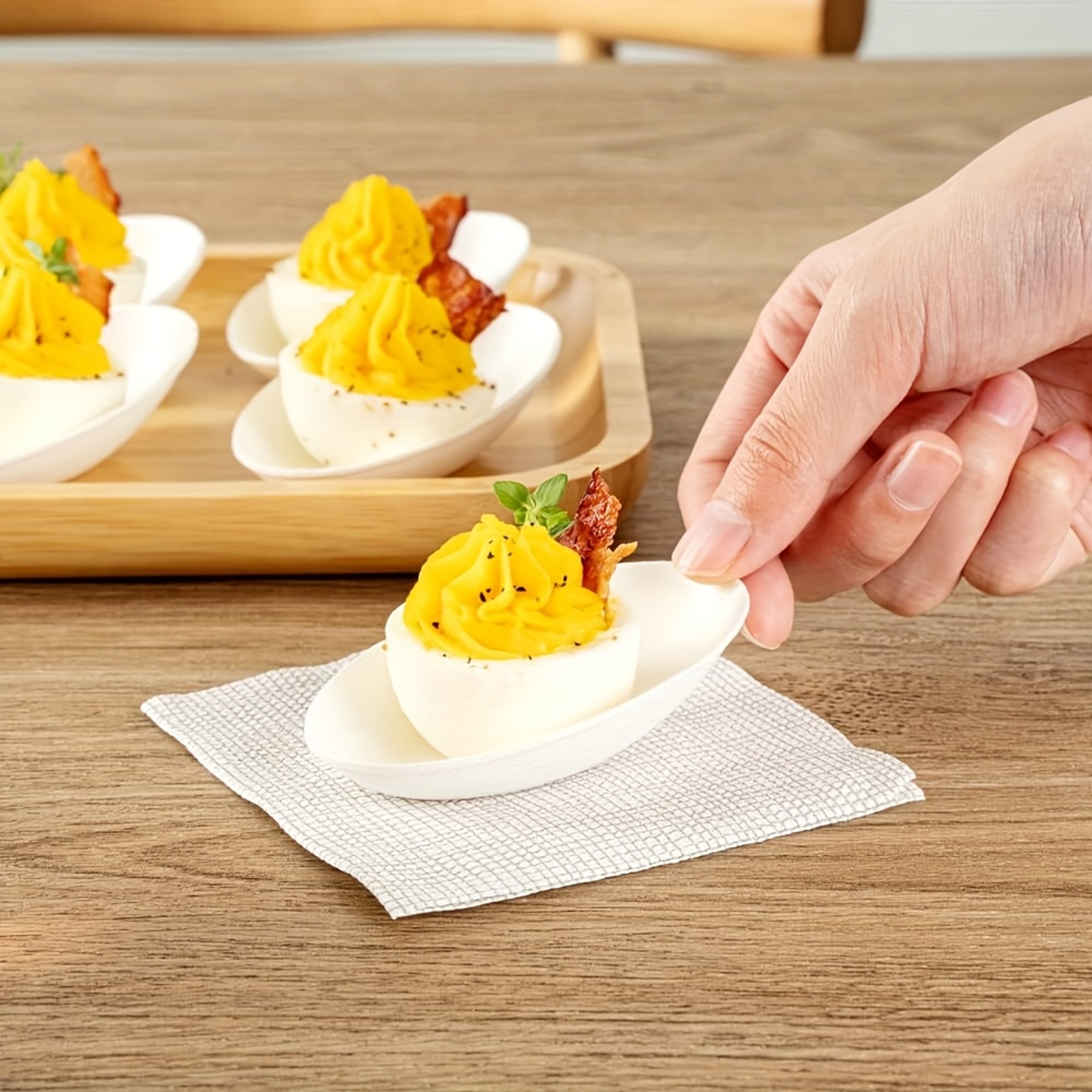 Disposable Tasting Plates Compostable Microwavable & Freezable – view 1