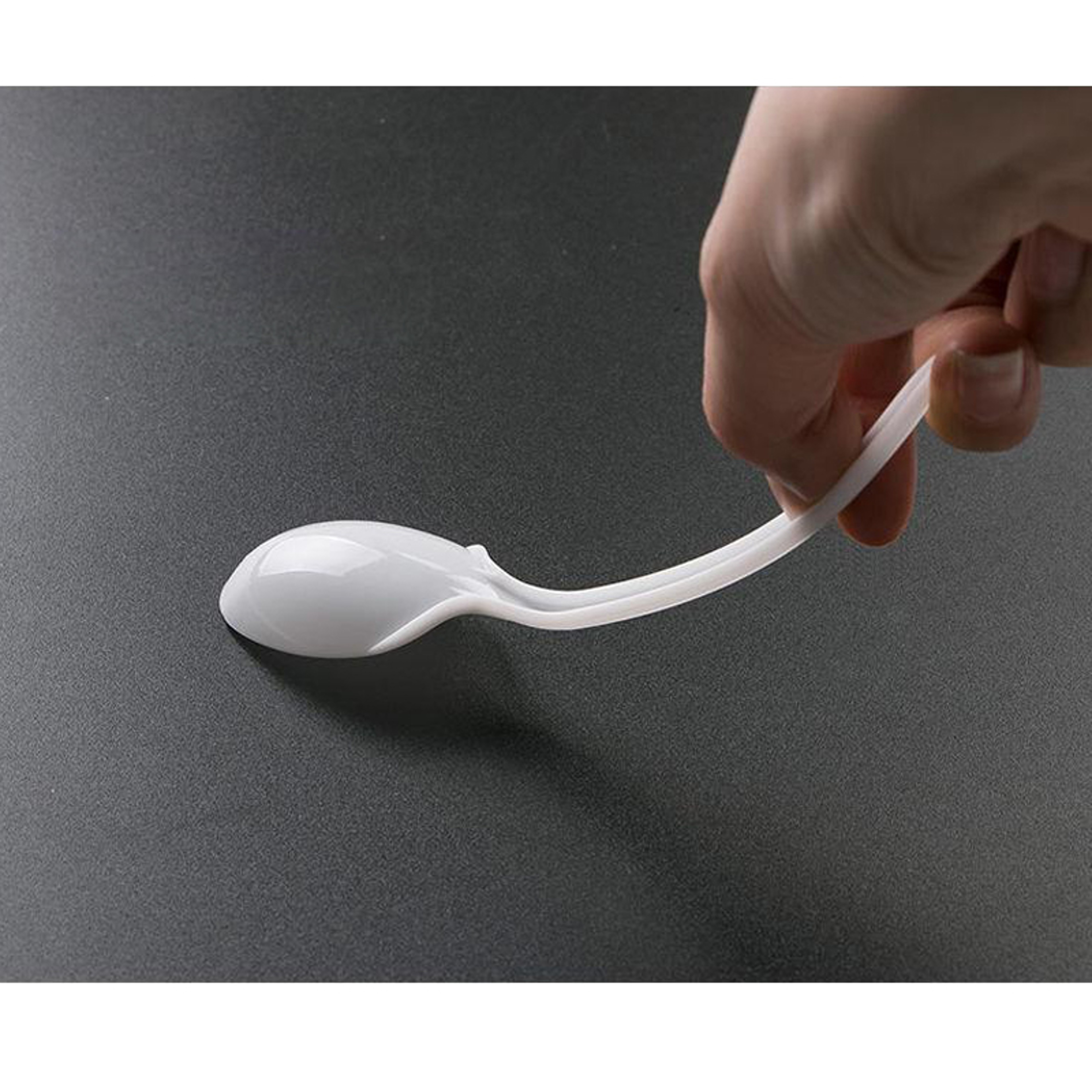 Disposable Plastic Spoons for Ice Cream and Party Tableware – view 4