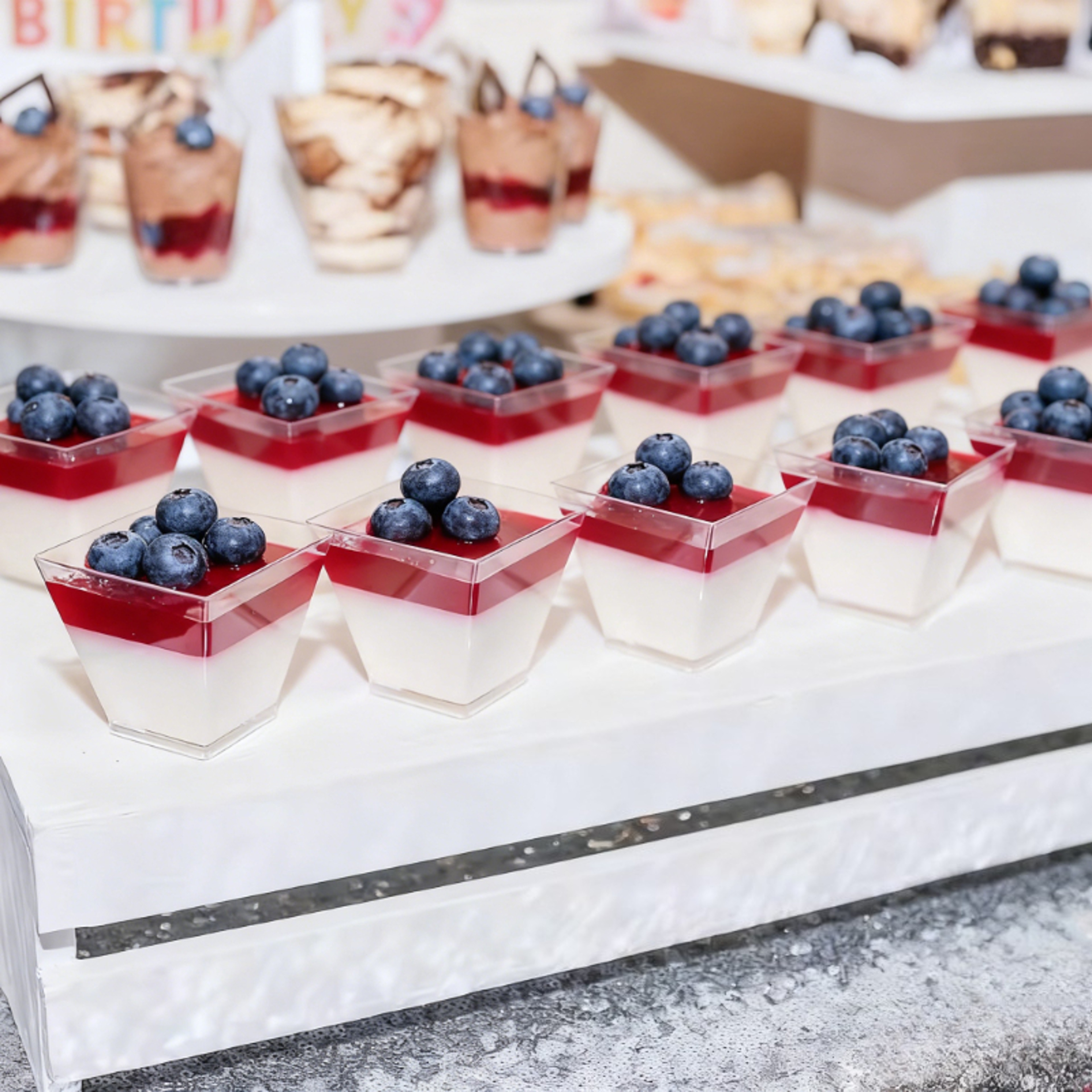 Clear Dessert Cups Disposable Mini Cups for Mousse, Pudding and Ice Cream – view 6