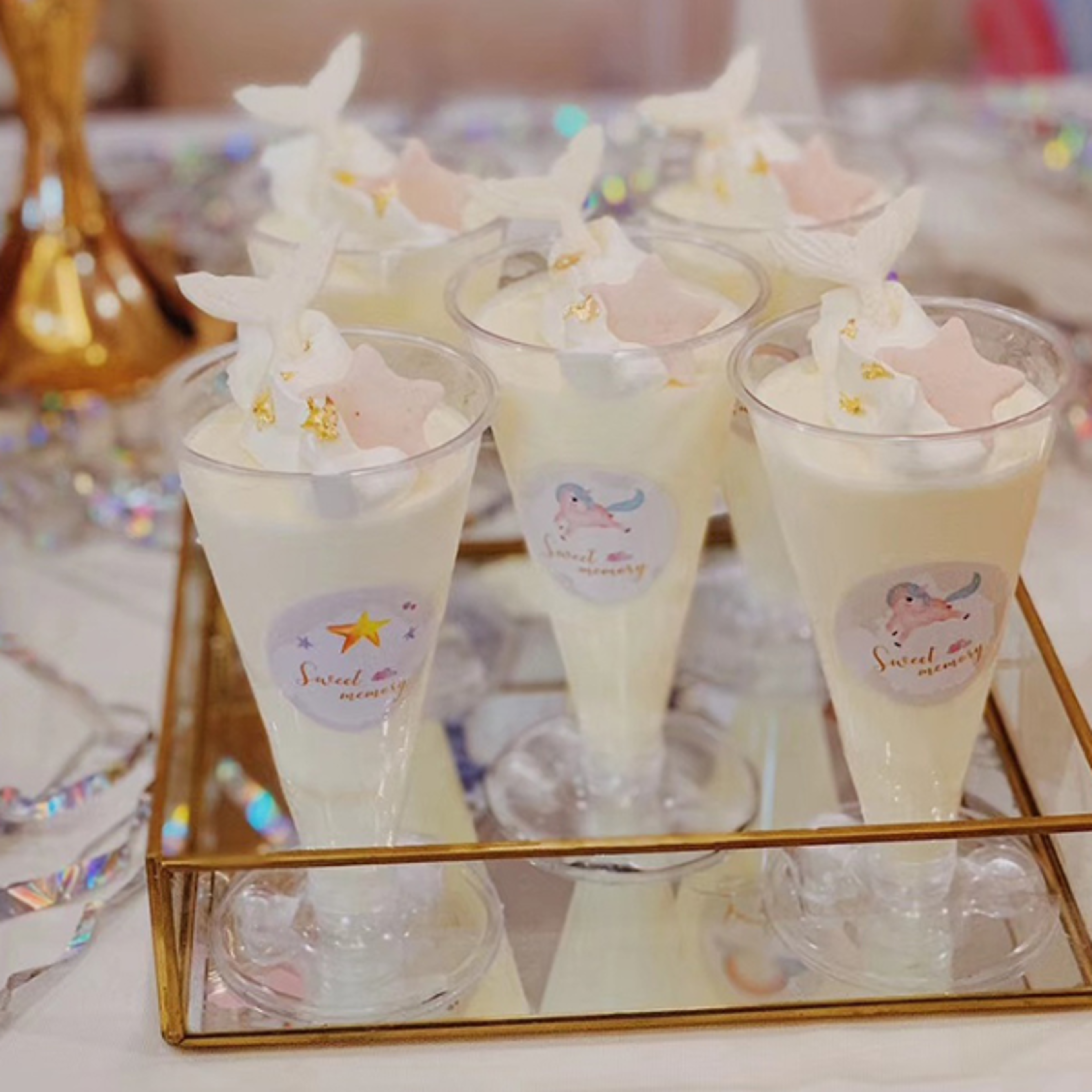 Premium Pack of 10 Disposable Mini Dessert Cups  Clear Plastic Pudding  Mousse Serving Cups for Pa