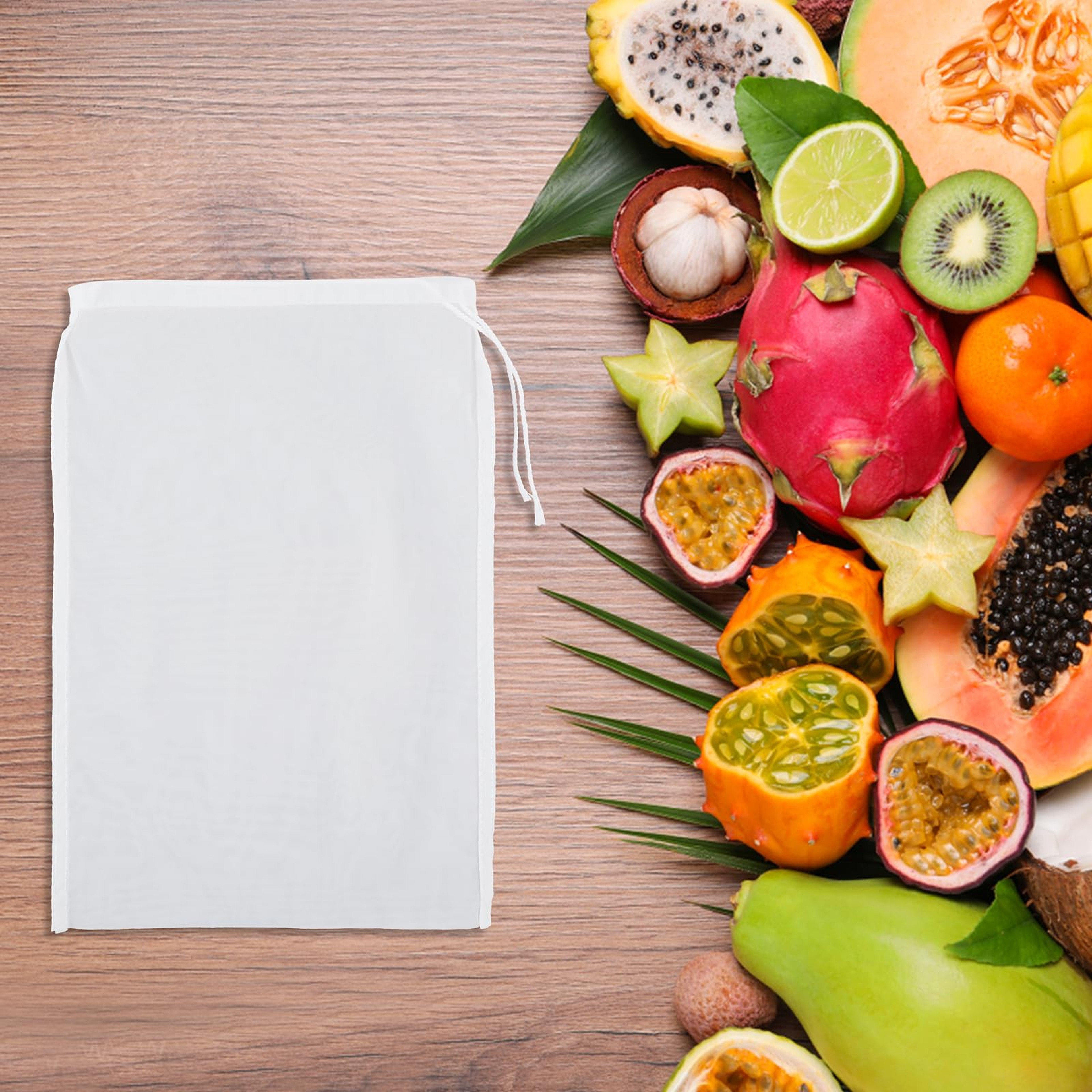 Reusable Mesh Strainer Bag for Brewing, Wine & Fruit Filtration – view 5