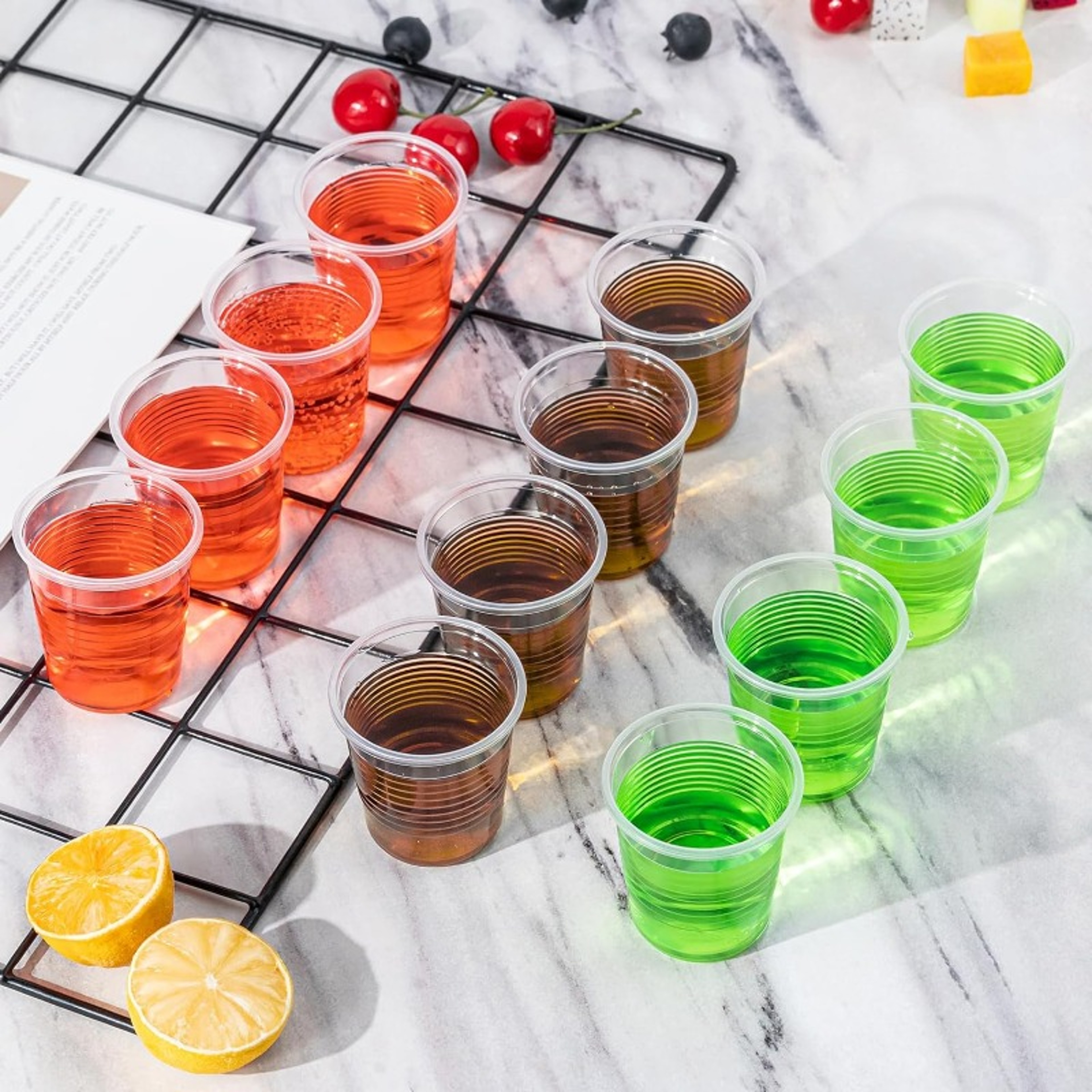 Clear Disposable Plastic Cups Bulk Pack for Parties, Espresso, and Catering – view 3