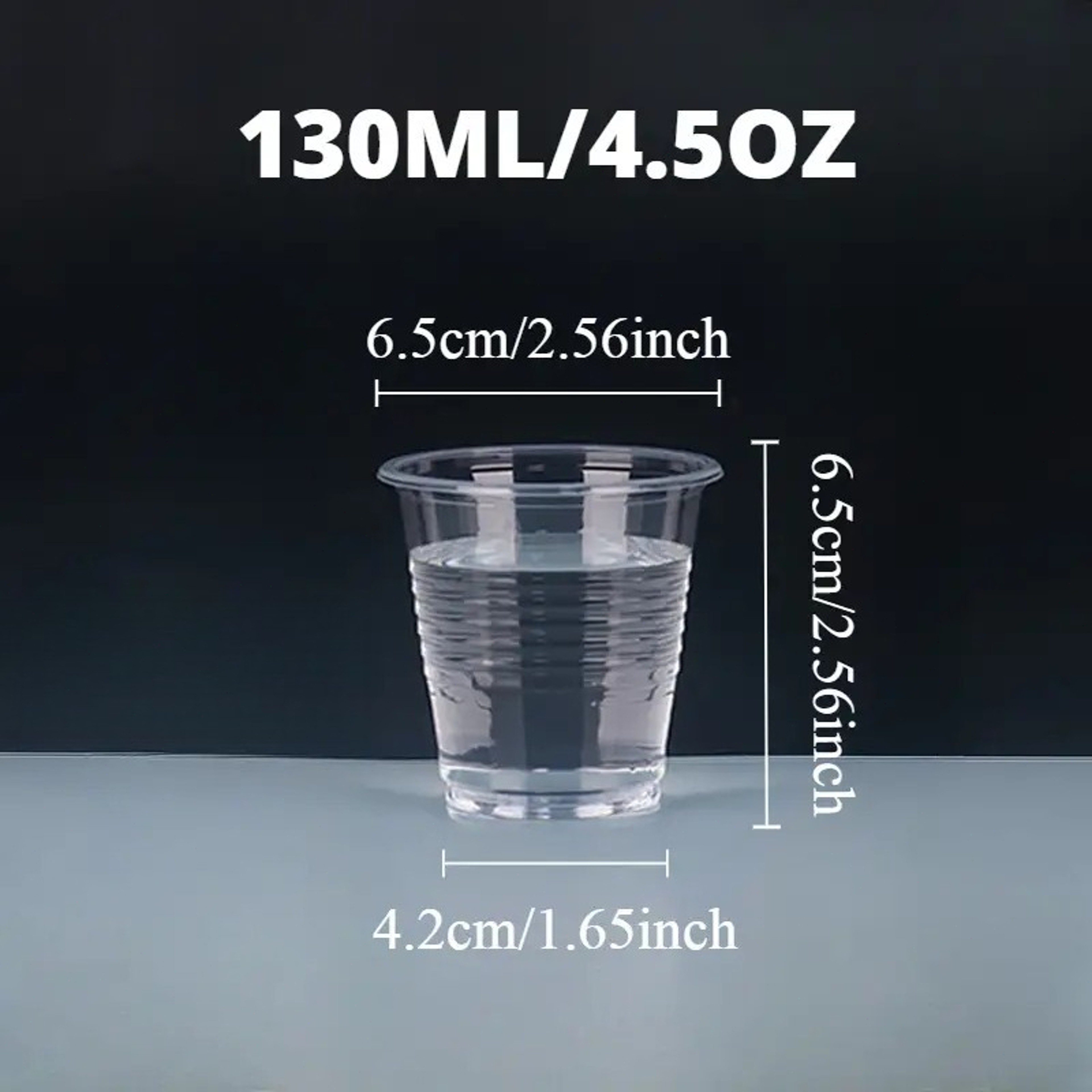 Clear Disposable Plastic Cups Bulk Pack for Parties, Espresso, and Catering – view 7