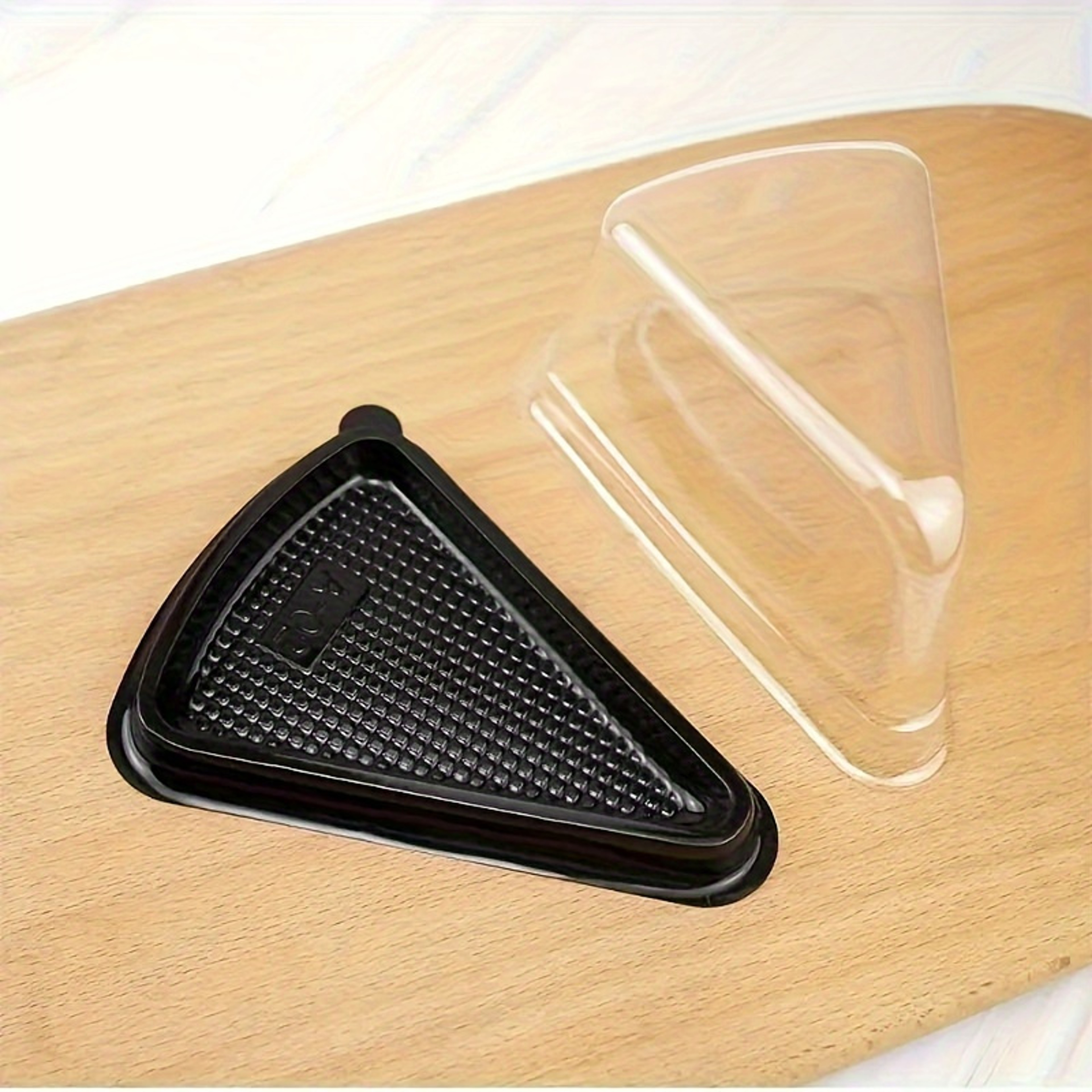 Premium Clear Cake Slice Containers Disposable Cheesecake & Dessert Boxes – view 3
