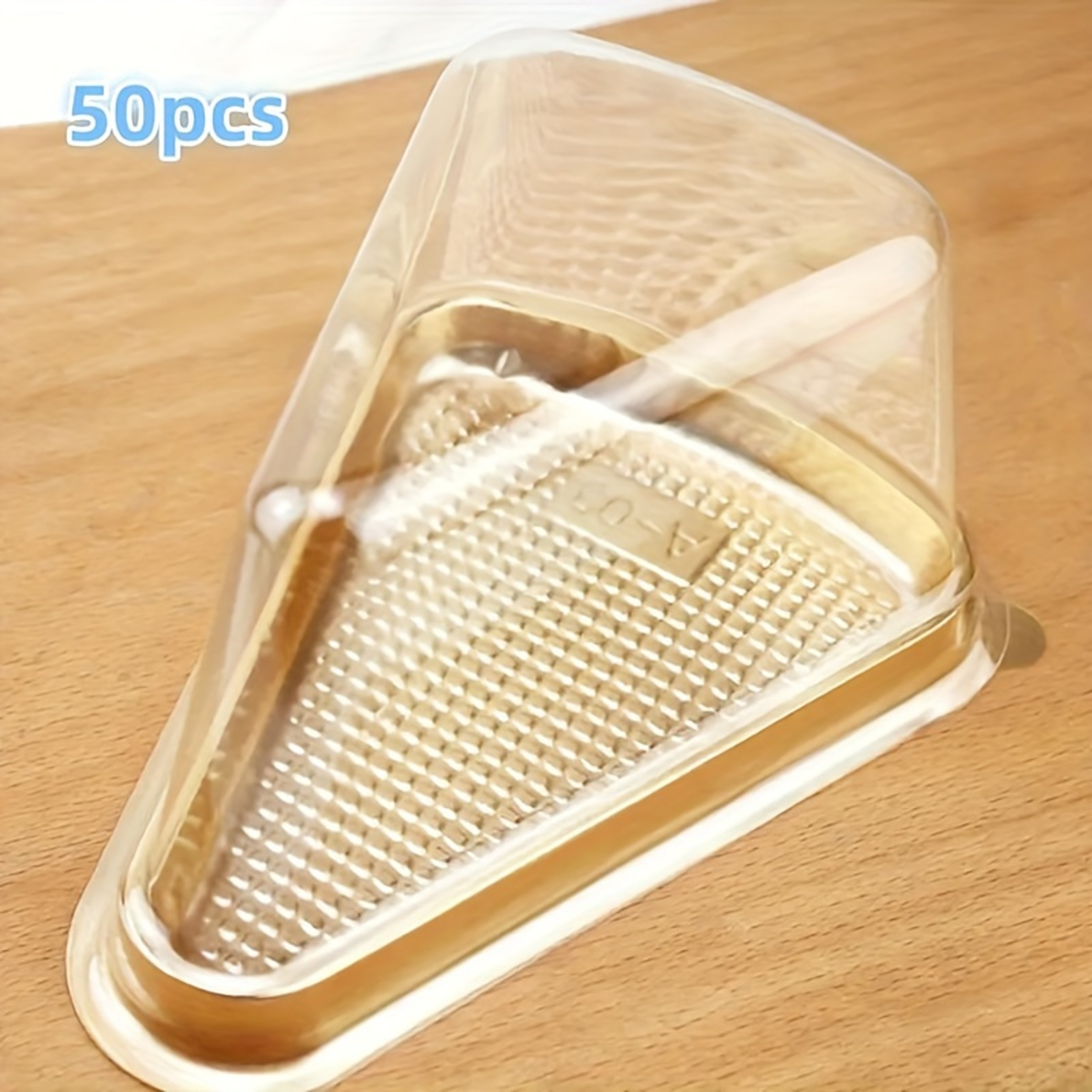 Premium Clear Cake Slice Containers Disposable Cheesecake & Dessert Boxes – view 8