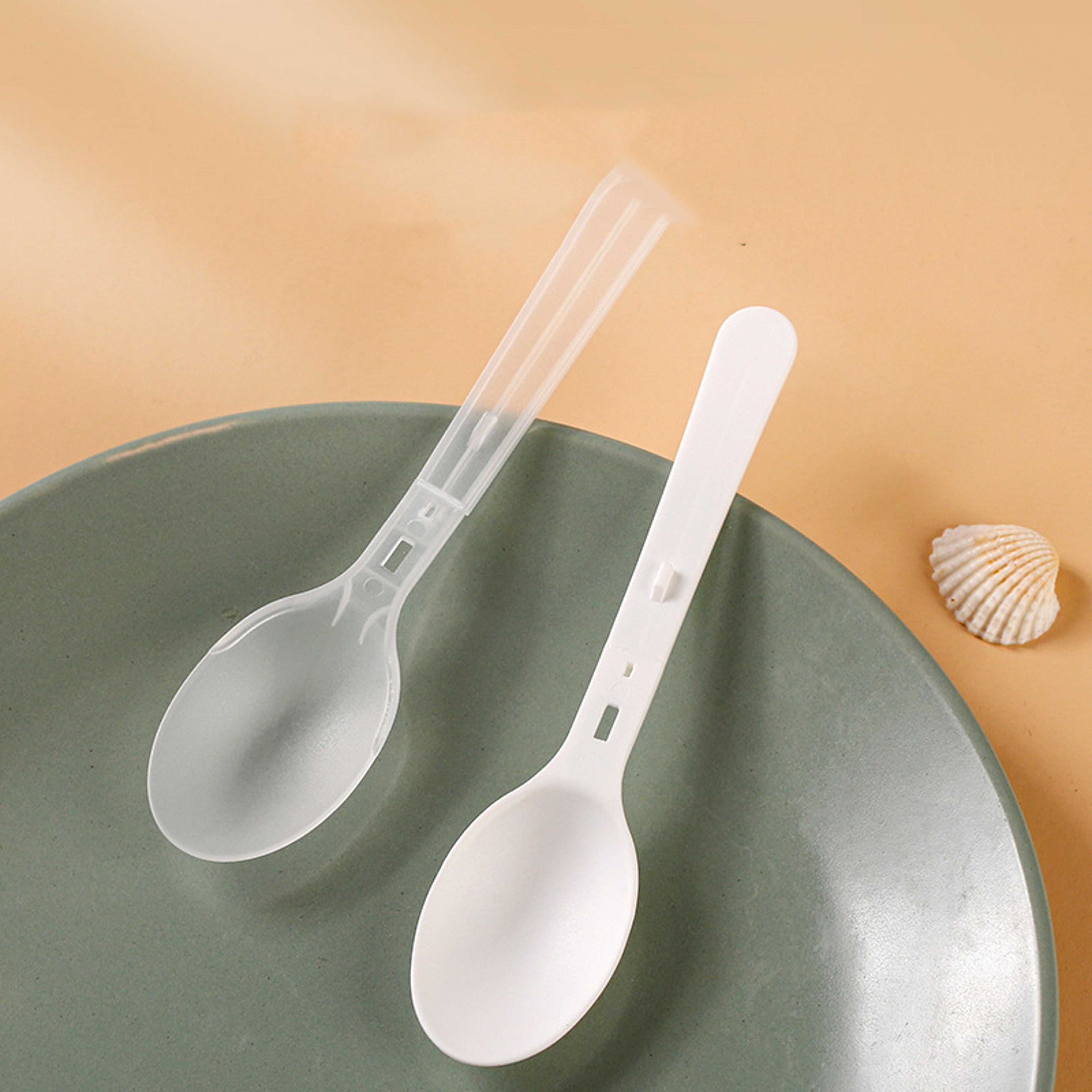 Compact Foldable Tableware  Portable Disposable Cutlery Set For Outdoor 1