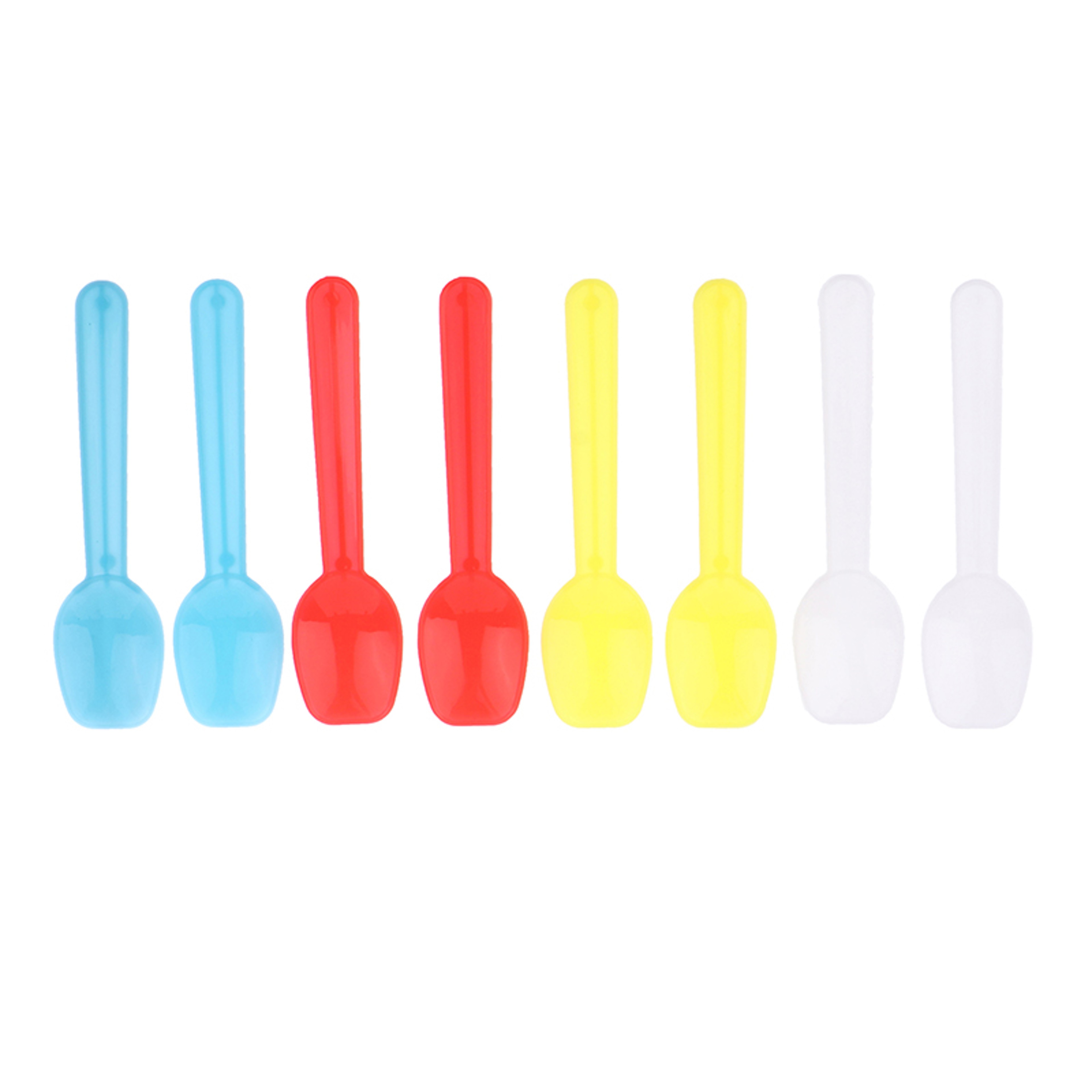 Mini Mini Tasting Spoons Disposable Plastic Spoons for Dessert, Yogurt & Ice Cream – view 3