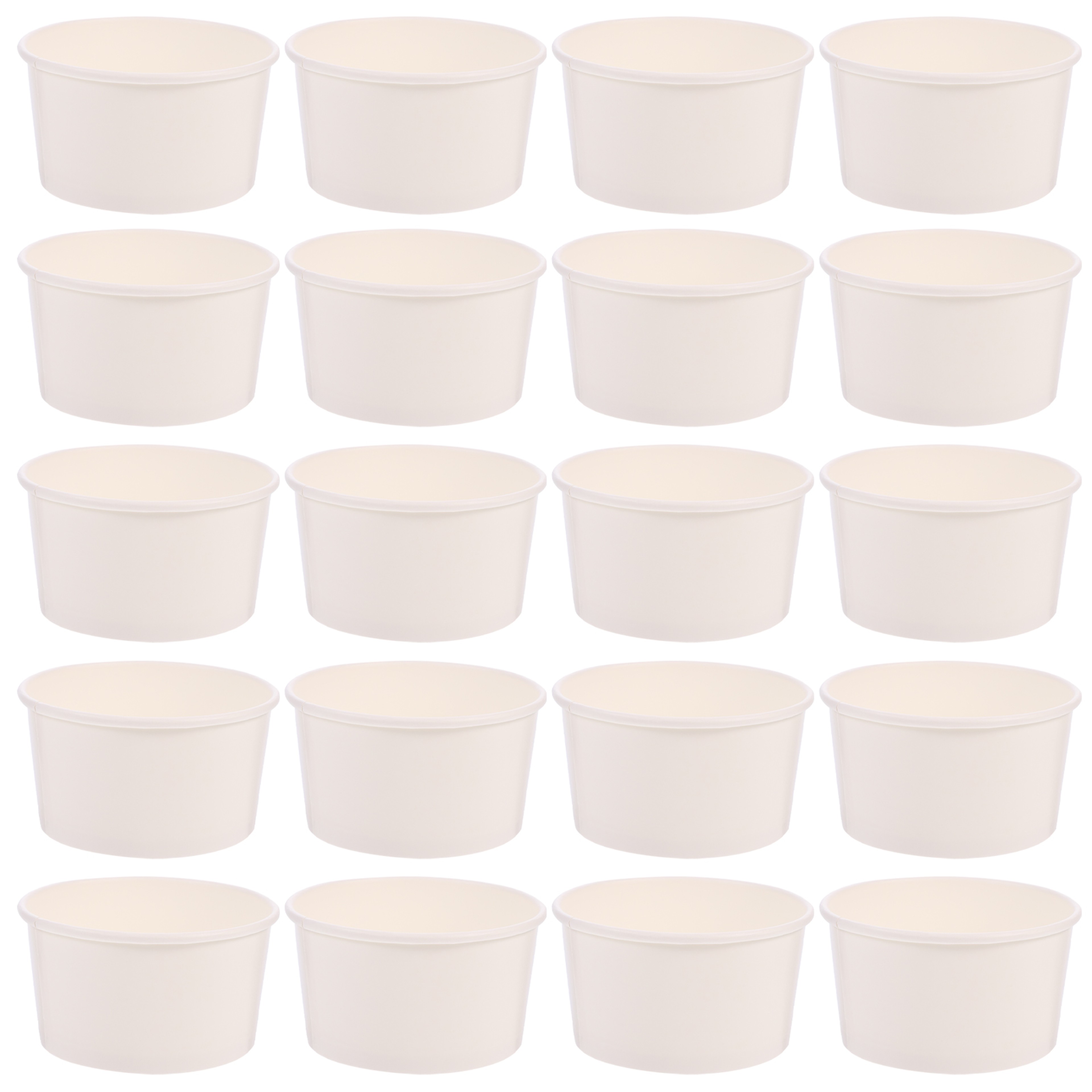 Disposable Dessert Cups Paper Snack Cups For Ice Cream  Treats 0