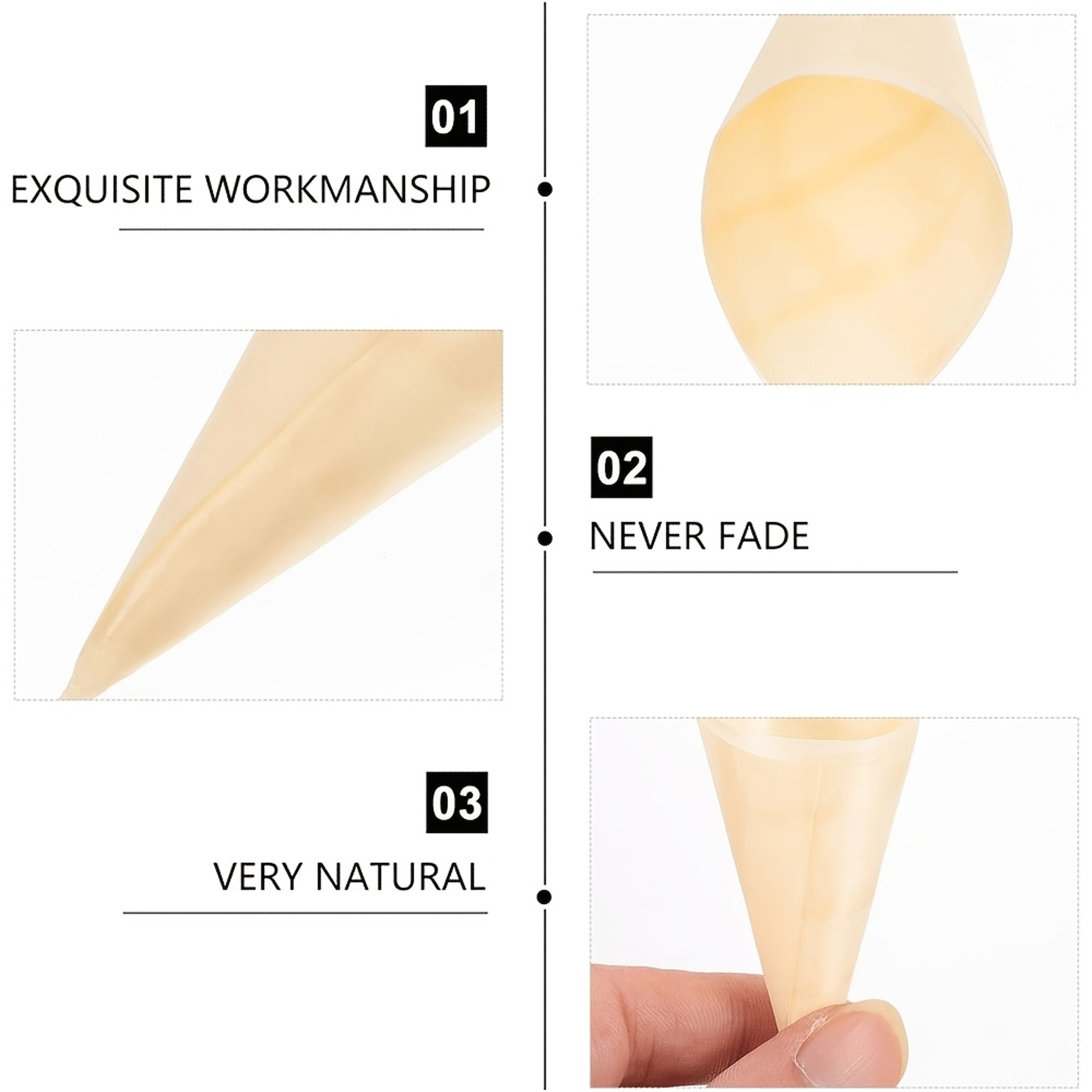 Disposable Wooden Cones for Appetizers & Snacks Eco Friendly Wooden Serving Cones – view 6