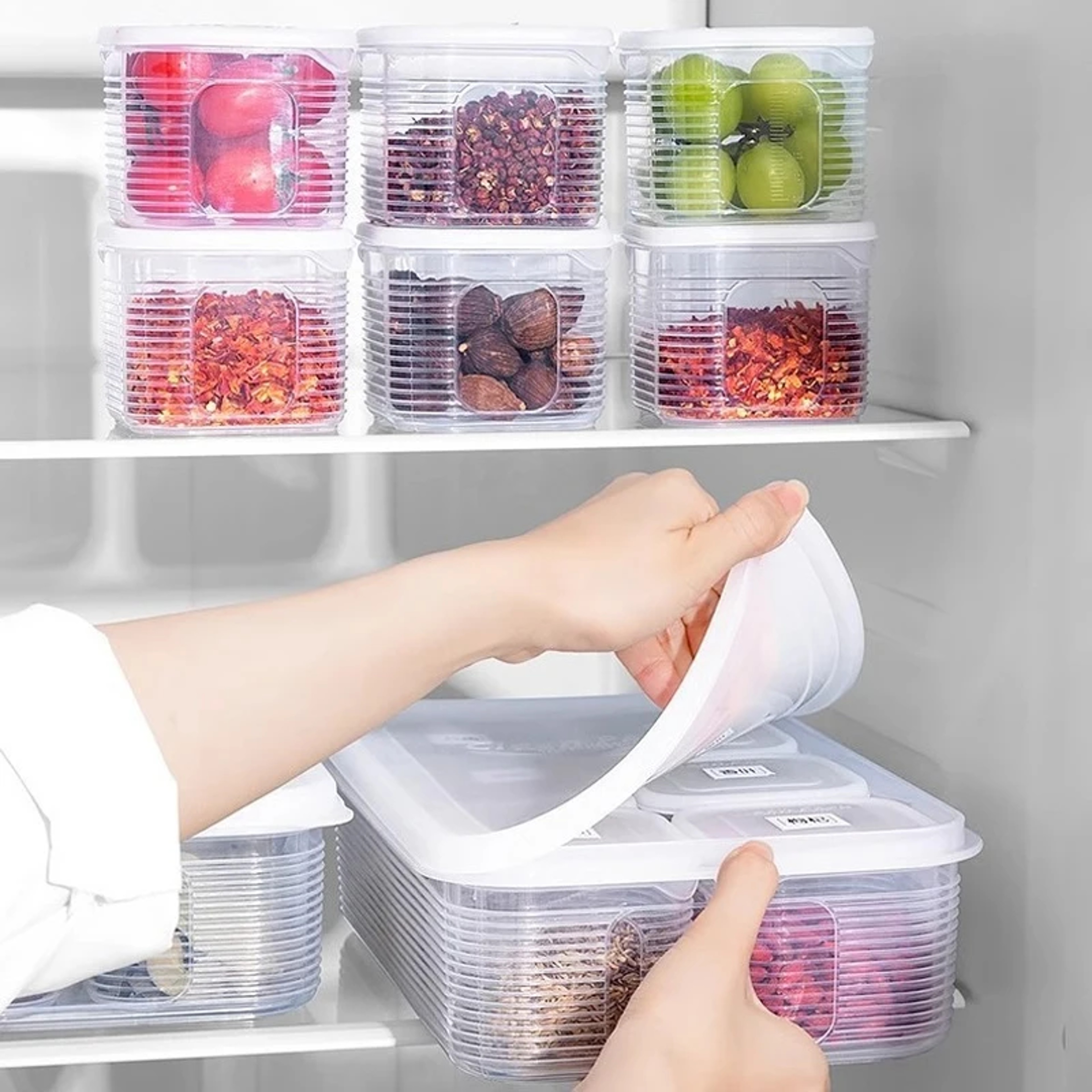 Airtight Fridge Organizer & Refrigerator Storage Box – view 6