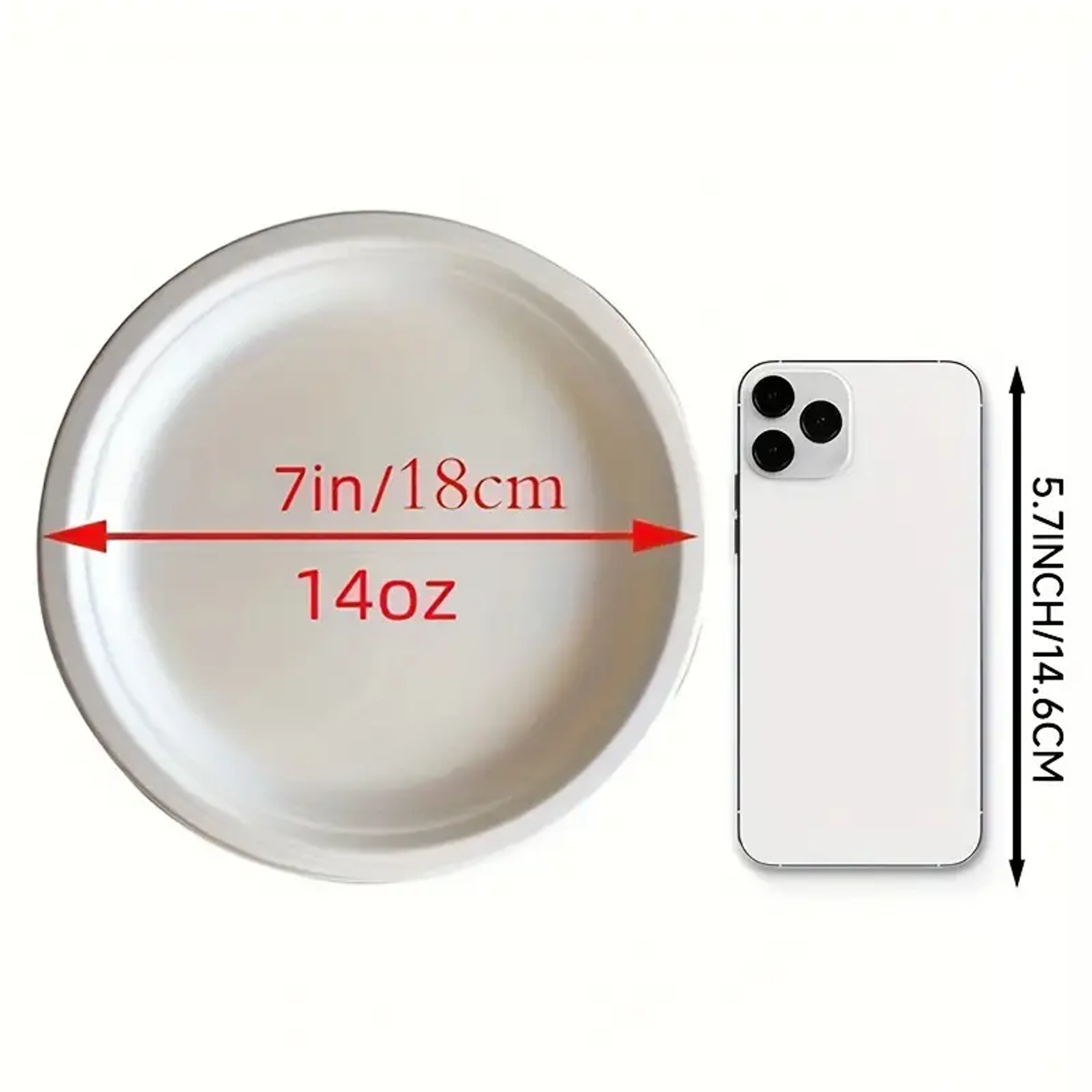 Eco Friendly Compostable Sugarcane Tableware Set Biodegradable Plates 4