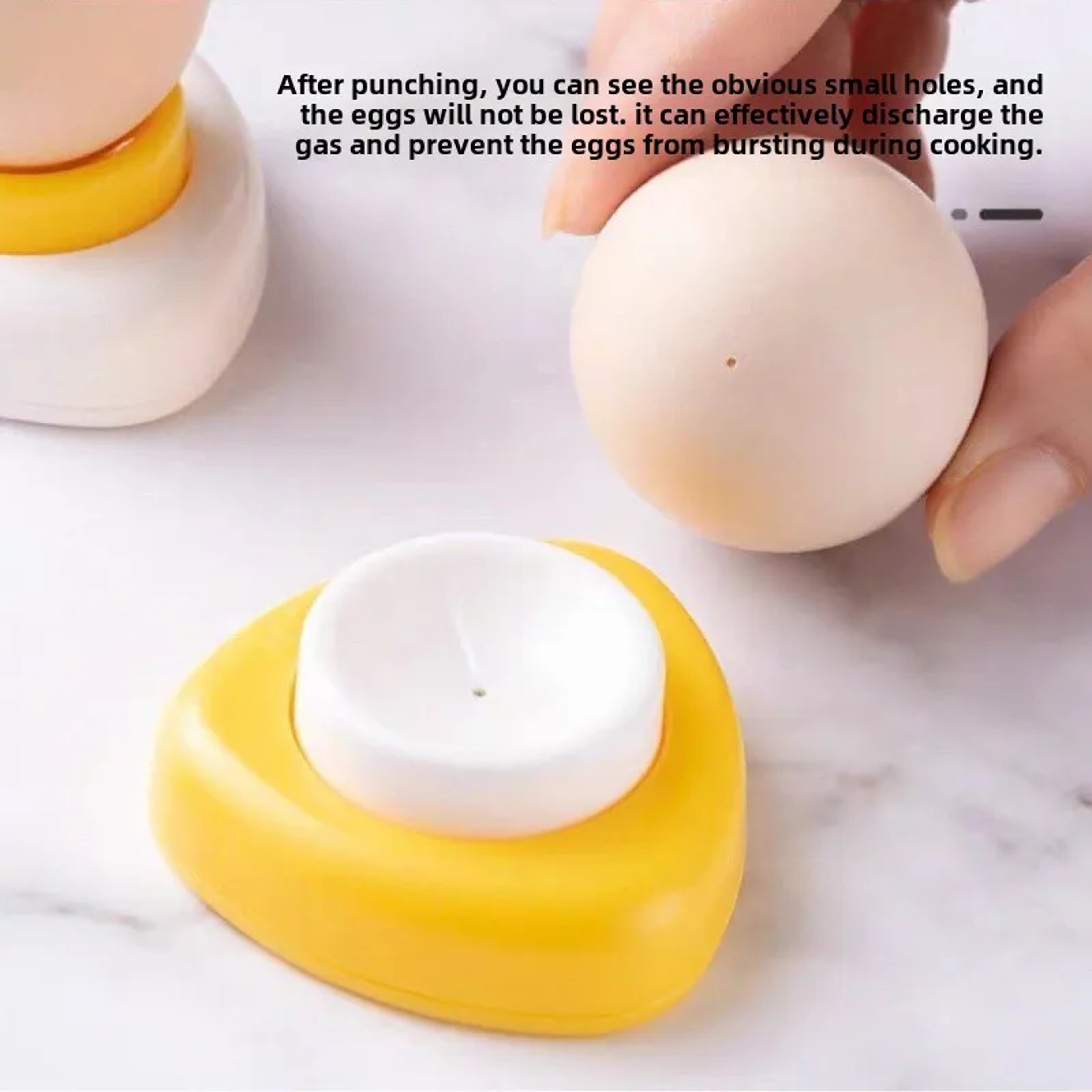 Precision Egg Piercer Kitchen Tool Easy Boil  Peel Egg Punch Accessory 1