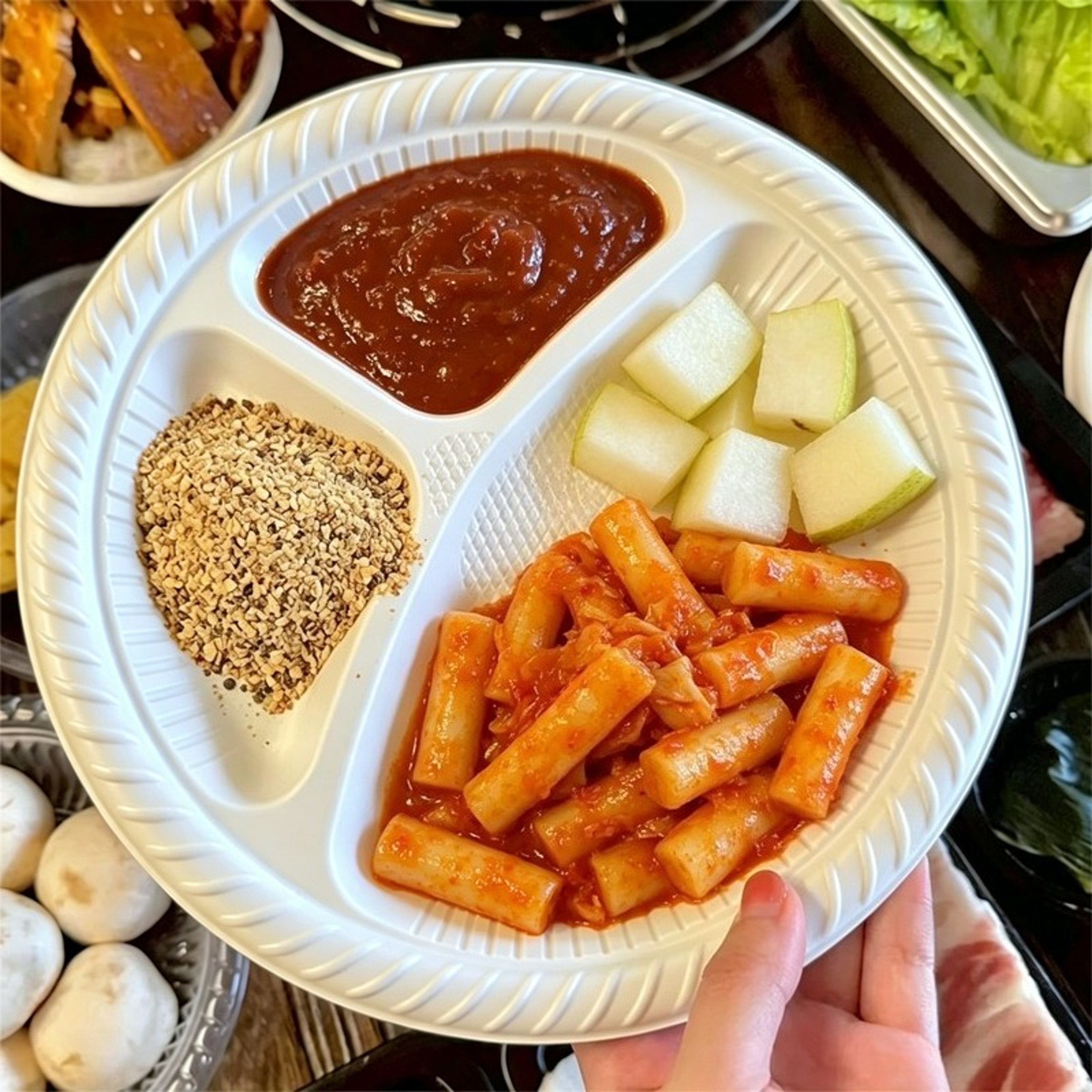 Heavy Duty Disposable Compartment Plates for BBQ & Everyday Meals – view 5