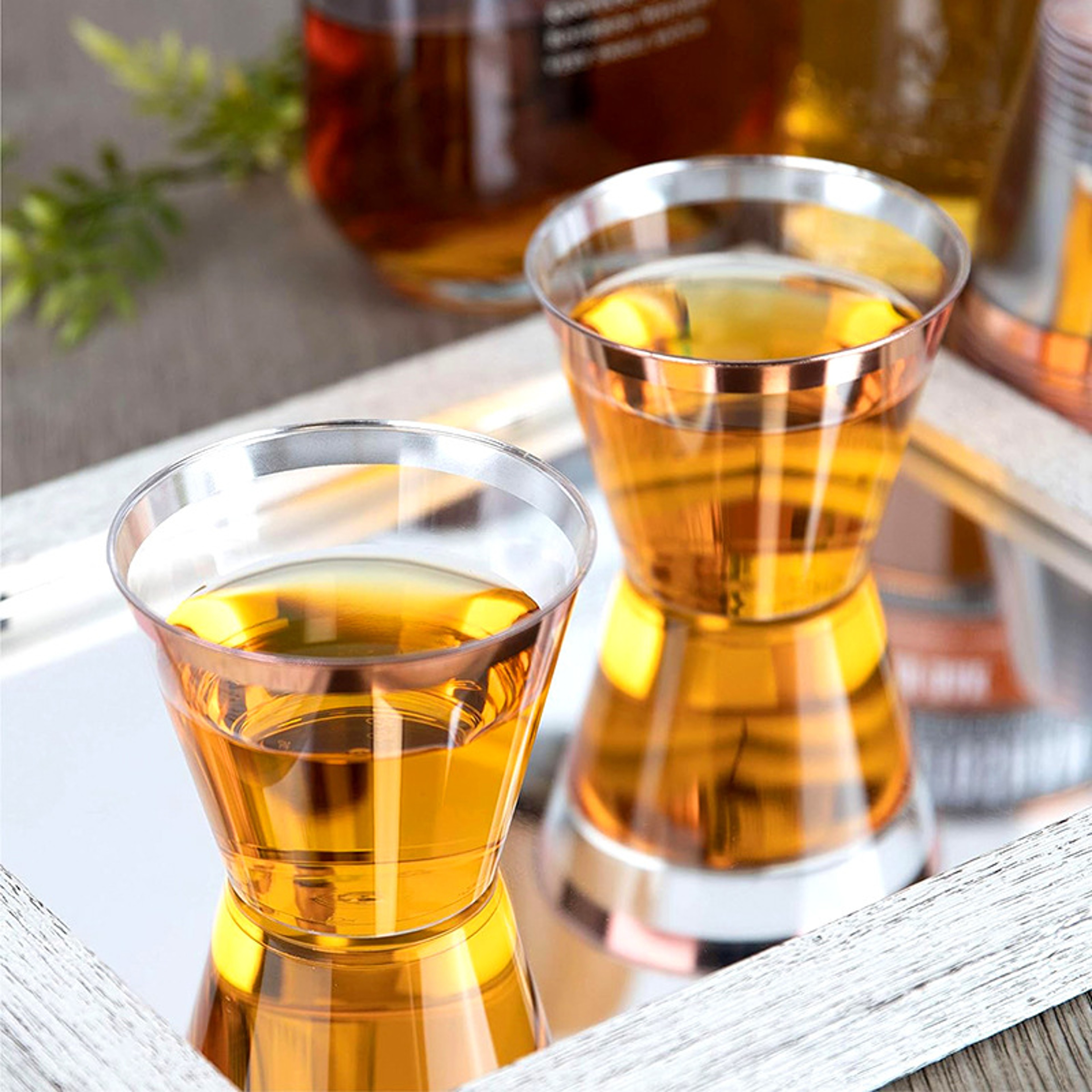Premium Disposable Clear Plastic Champagne Cups Party  Event Drinkware 3