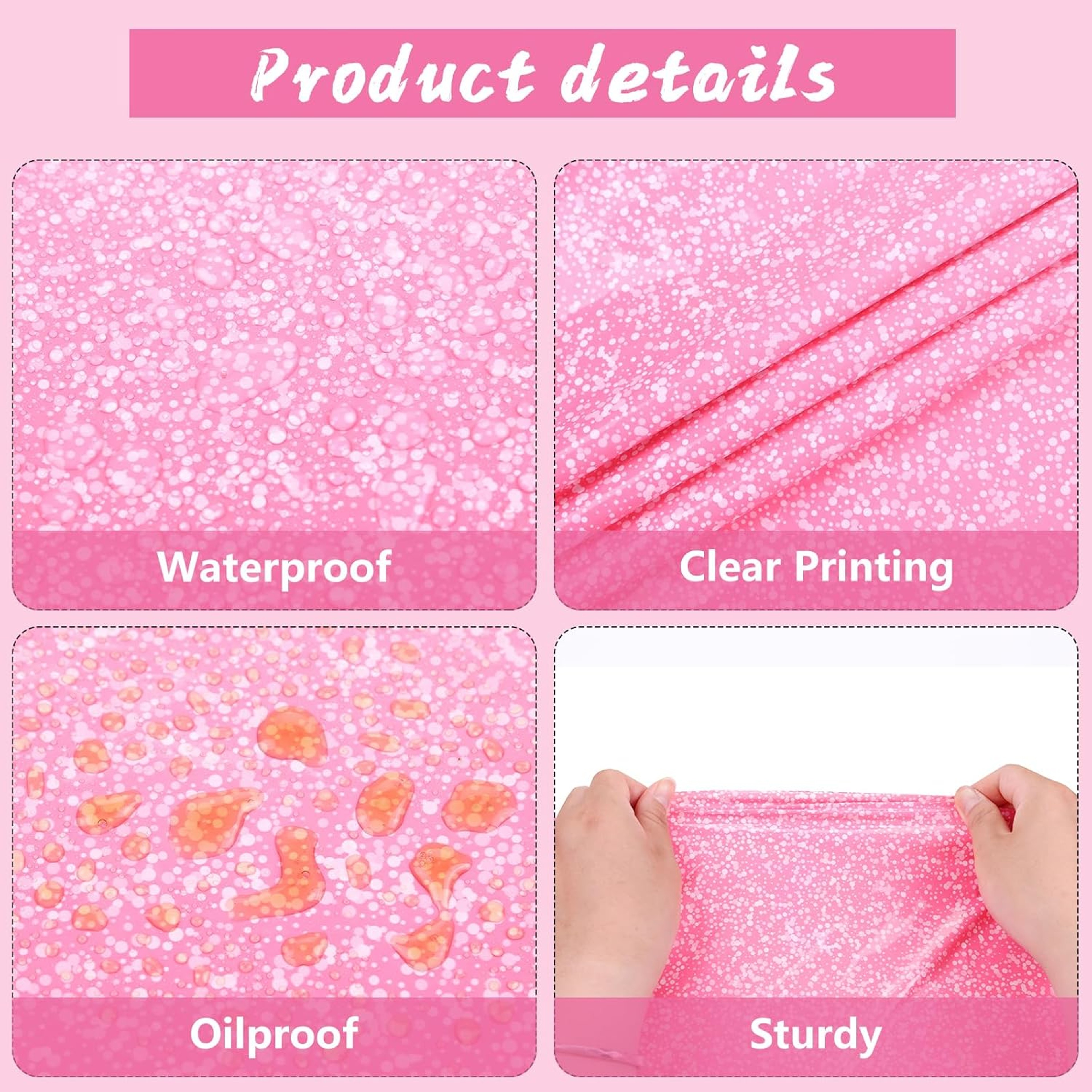 Waterproof Disposable Party Table Cover For Birthday Wedding  Baby Shower 2