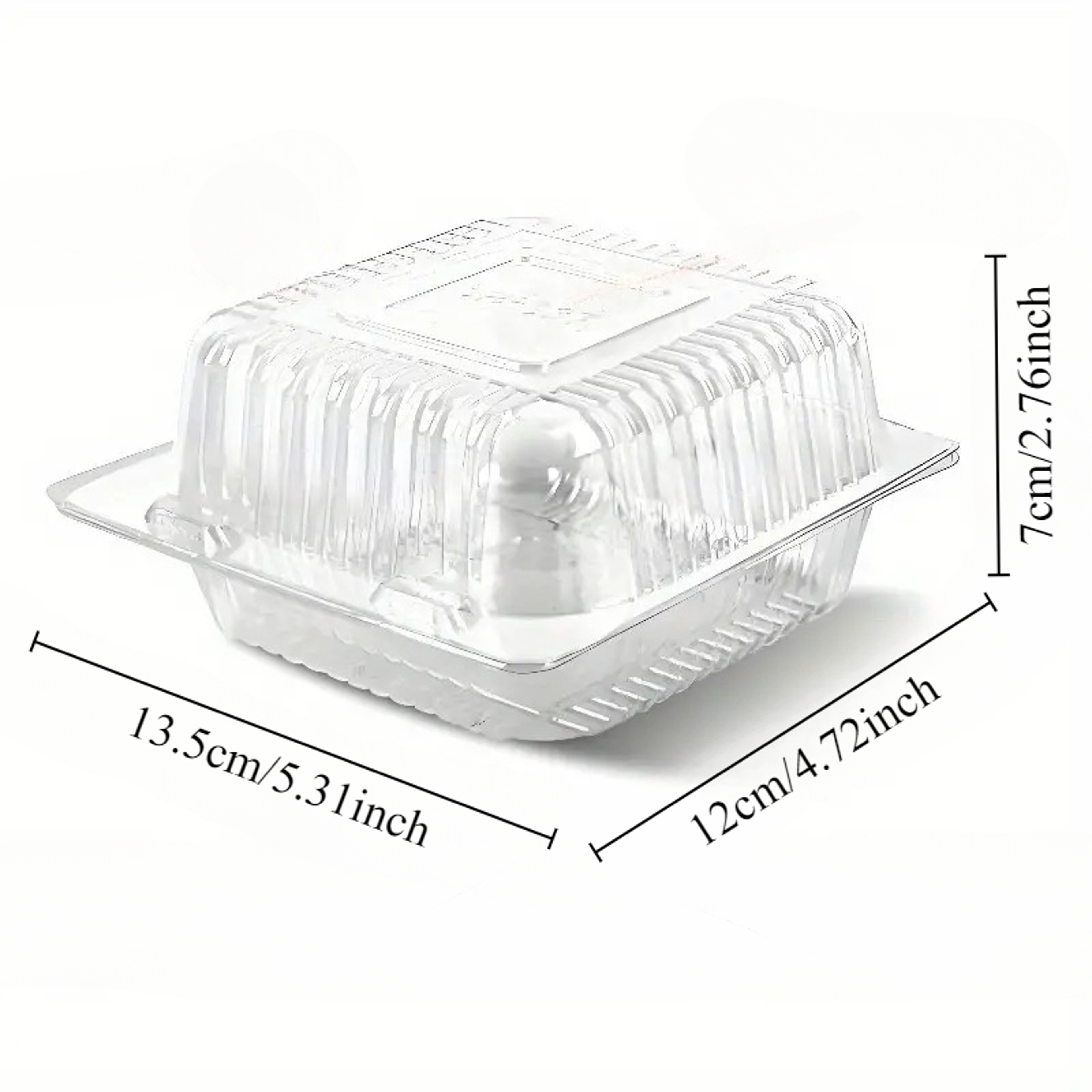 Premium Disposable Clear Cake & Food Containers Takeaway Food Boxes – view 2