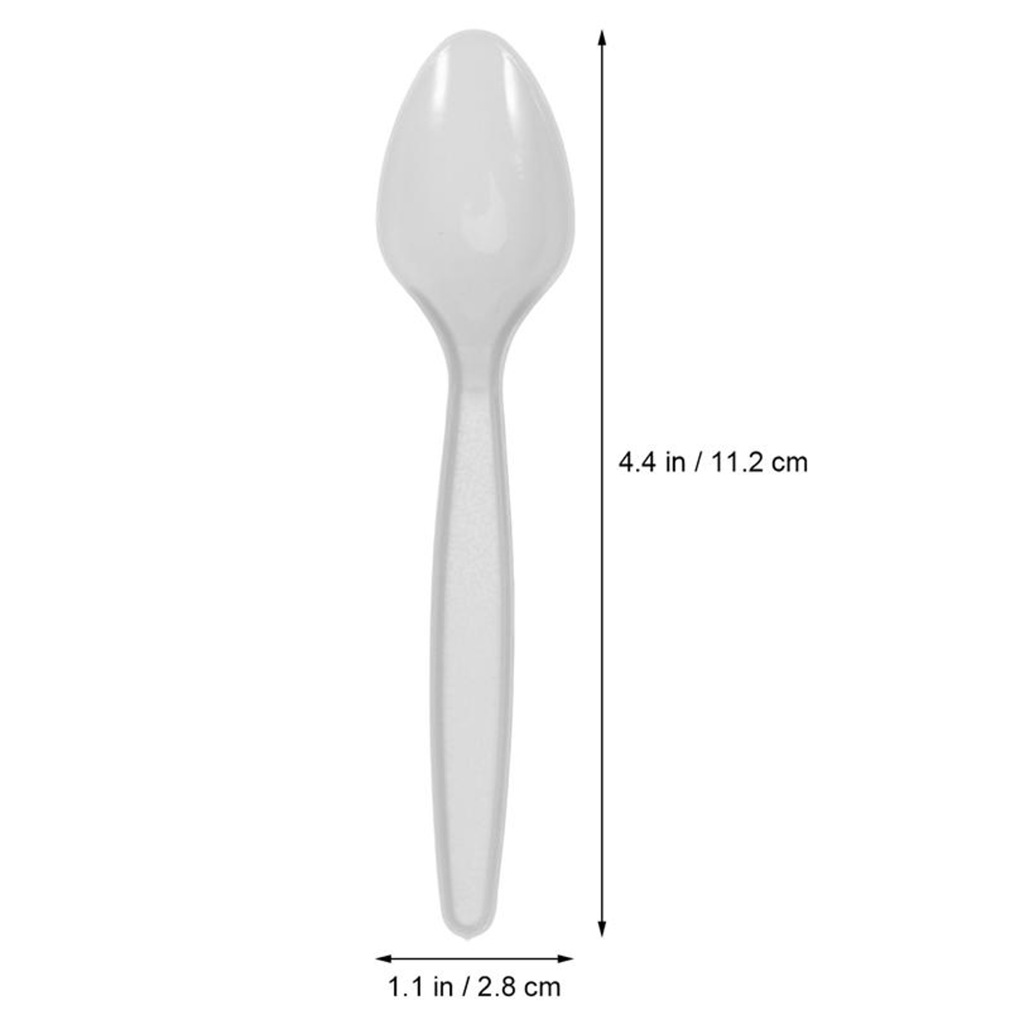 Clear Disposable Plastic Spoons Plastic Utensils for Parties & Events – view 5