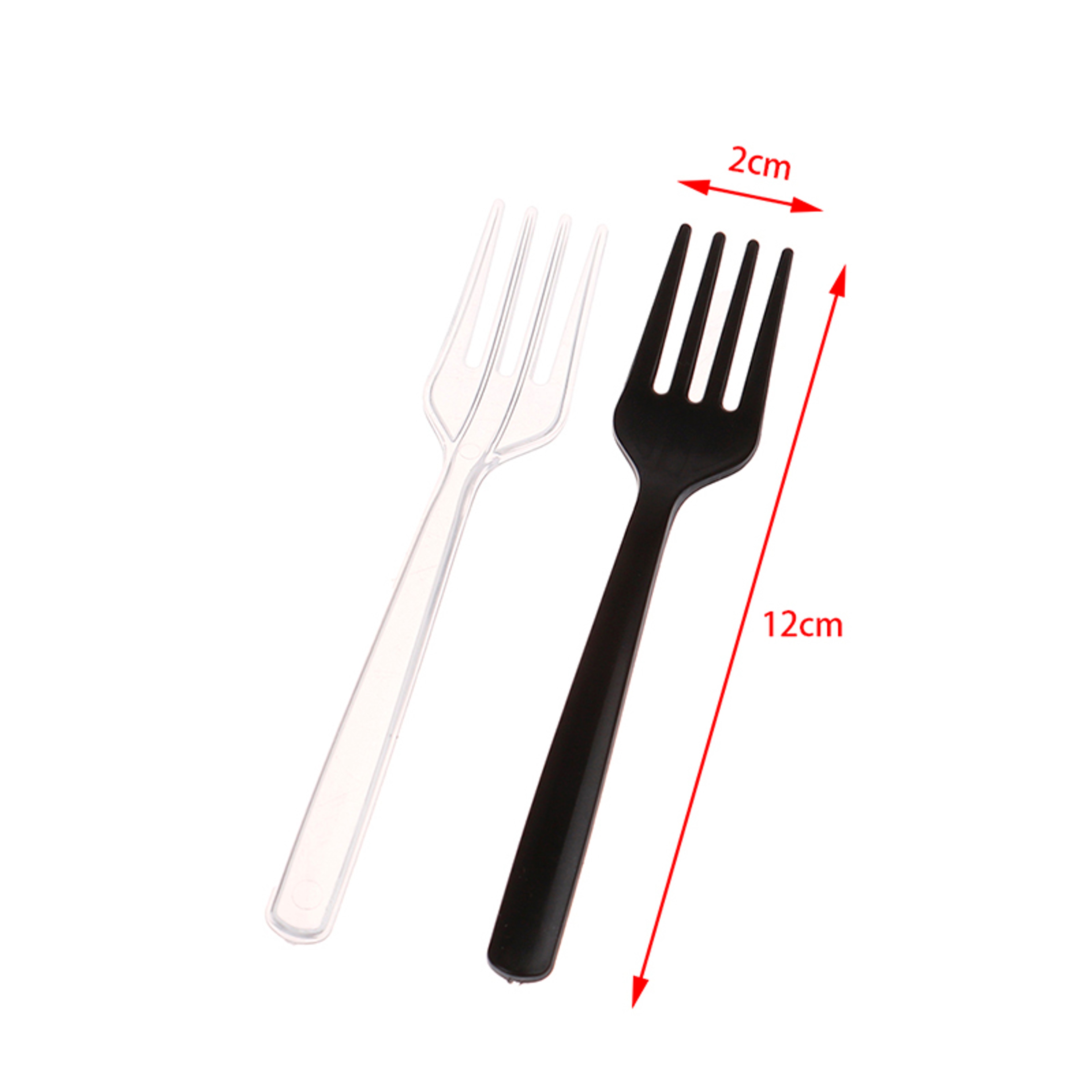 Premium Party Fruit Forks  Disposable Plastic Forks Set For Events 5
