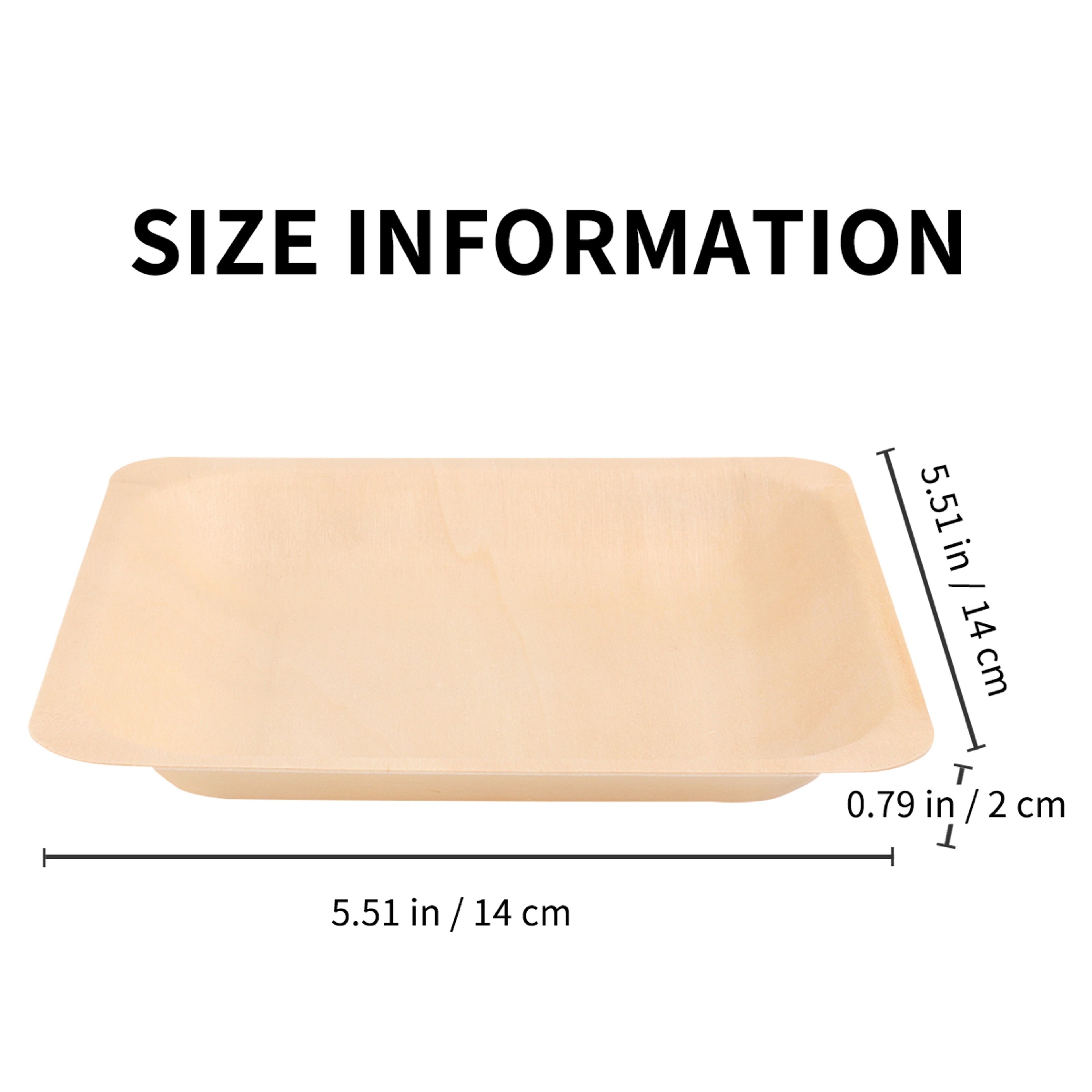Compostable Palm Leaf Plates Natural Disposable Party Dinnerware – view 2