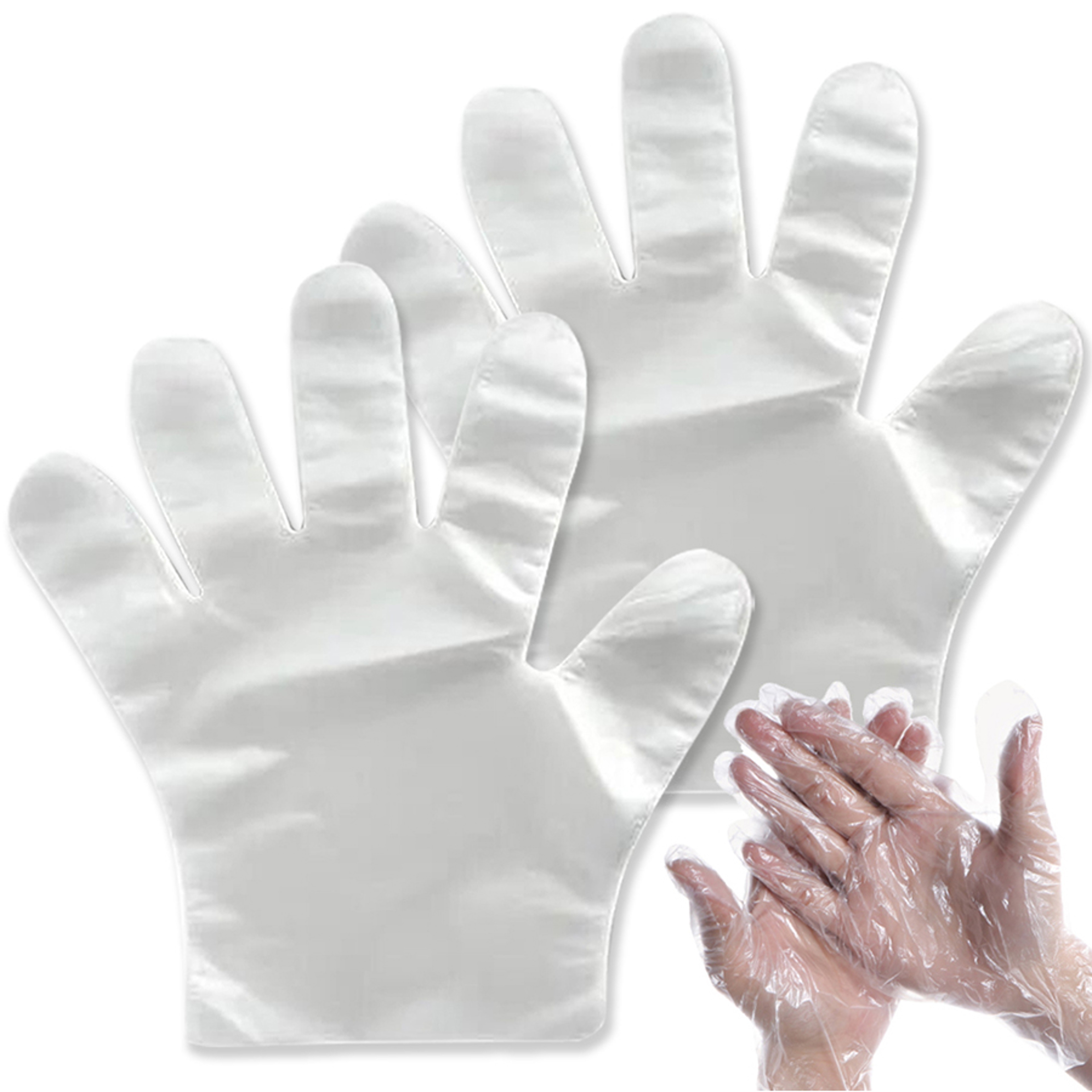 Disposable Plastic Gloves For Kitchen Hair Dye  Food Handling 0