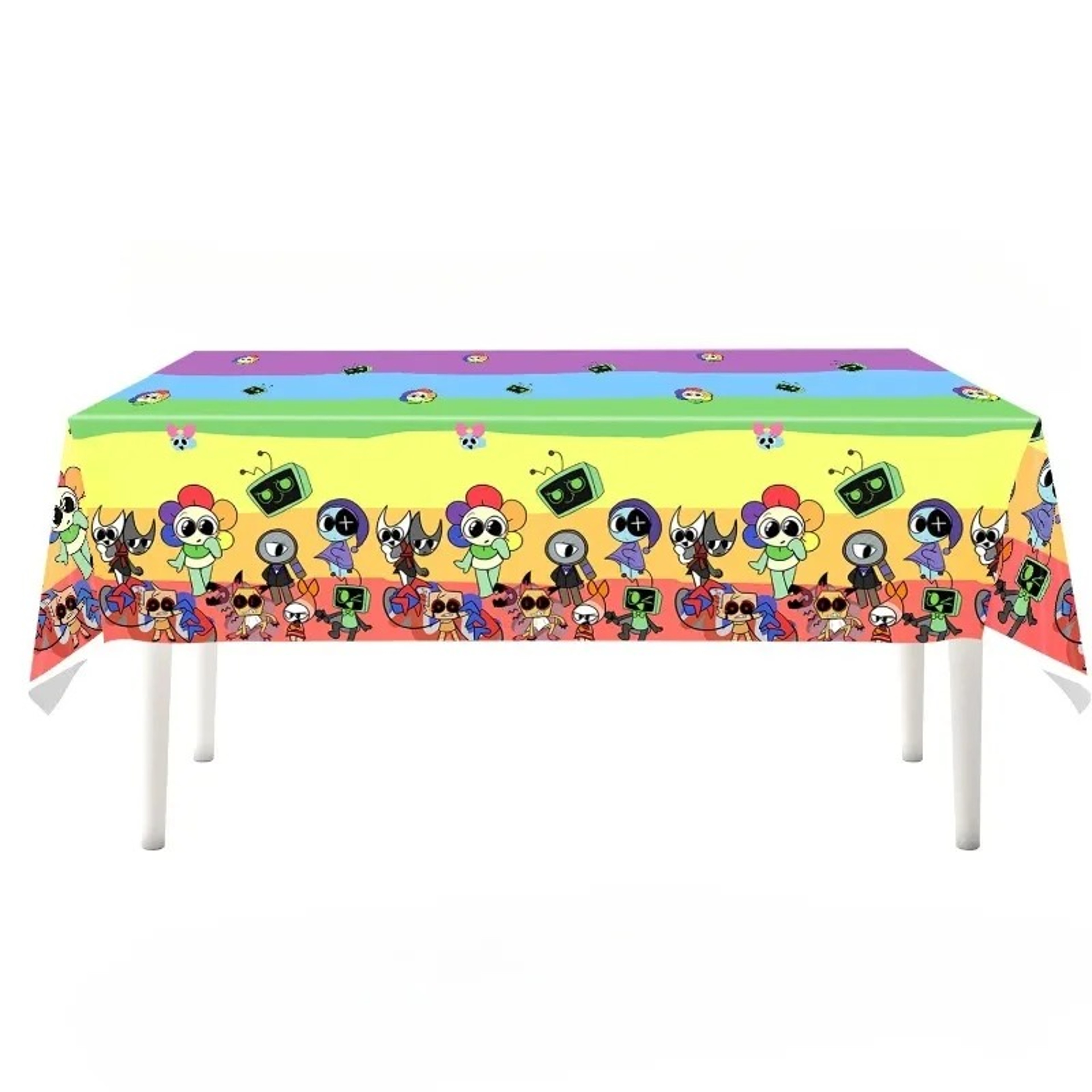 Premium Rectangular Disposable Plastic Tablecloth for Parties & Events – view 5