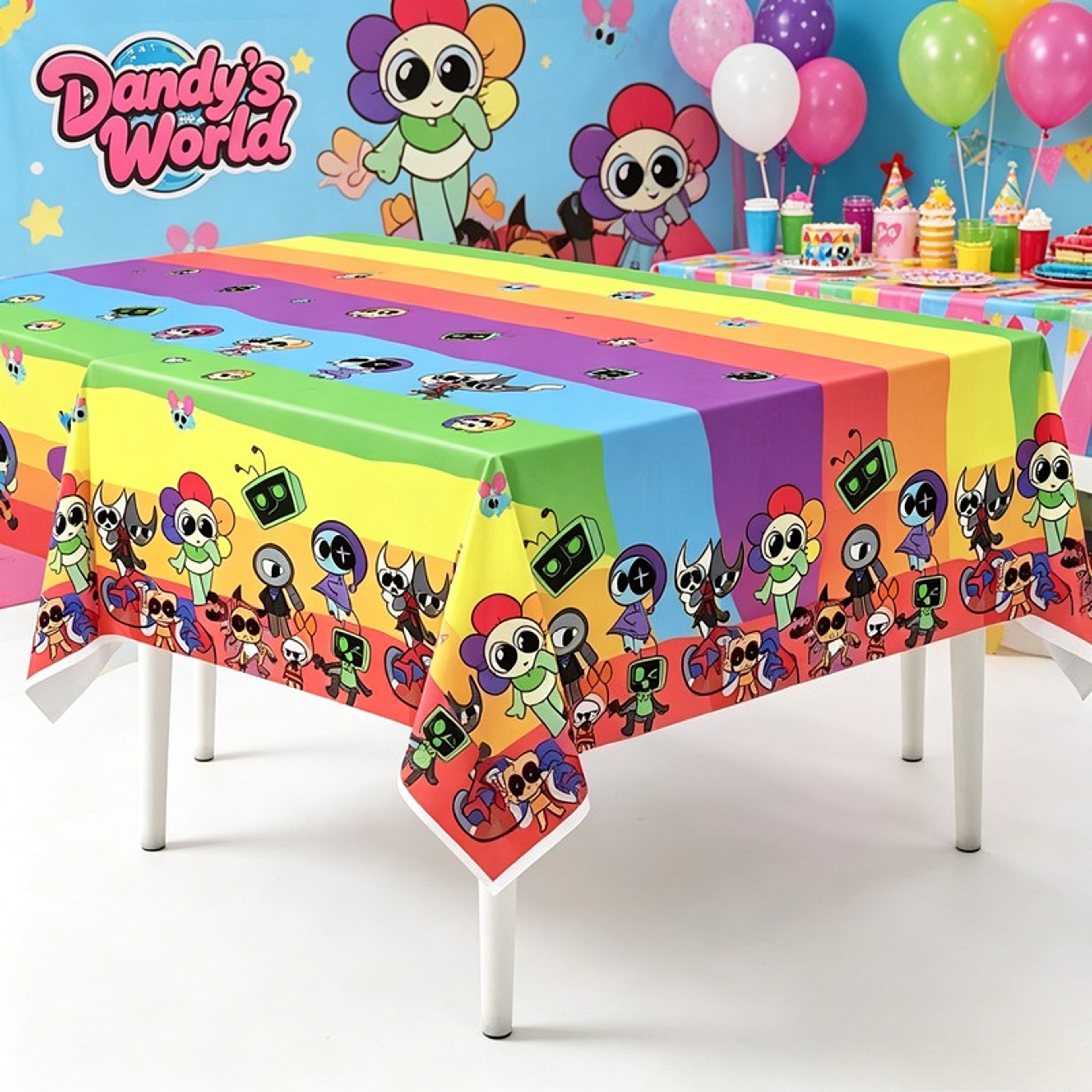 Premium Rectangular Disposable Plastic Tablecloth for Parties & Events – view 6