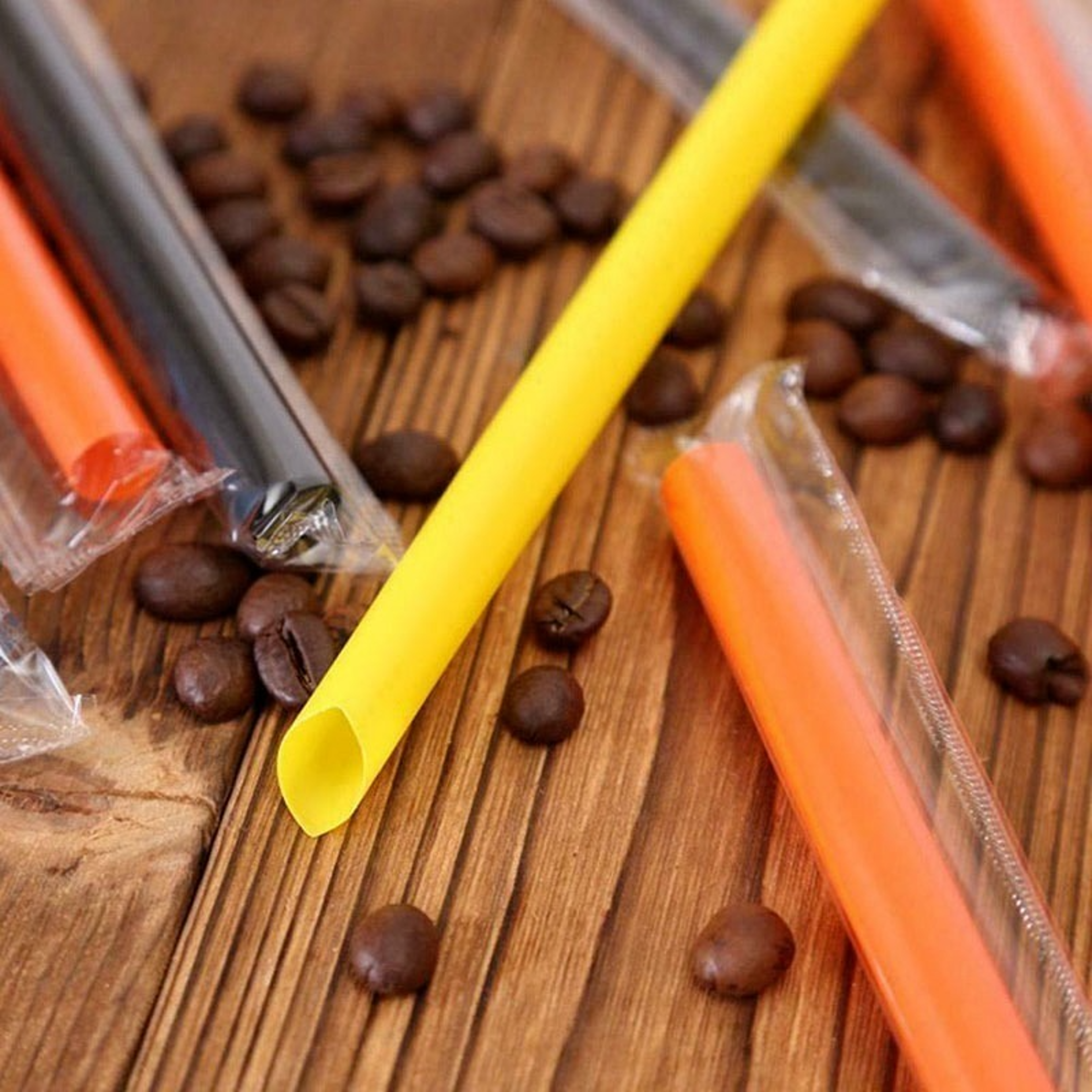 Premium Multicolor Disposable Wide Milkshake  Bubble Tea Straws 3