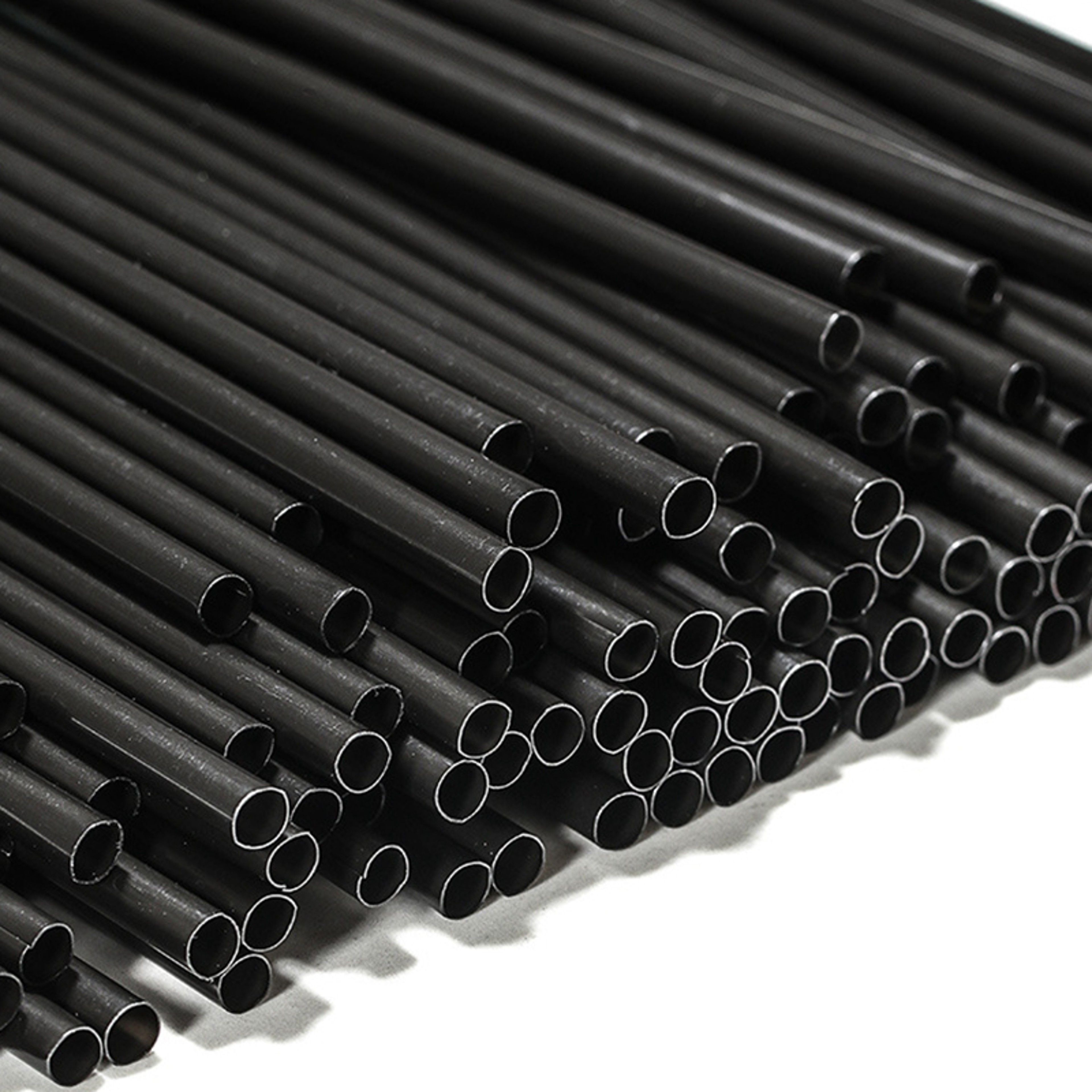 Black Premium Cocktail Straws Flexible Long & Short Party Drink Straws – view 1