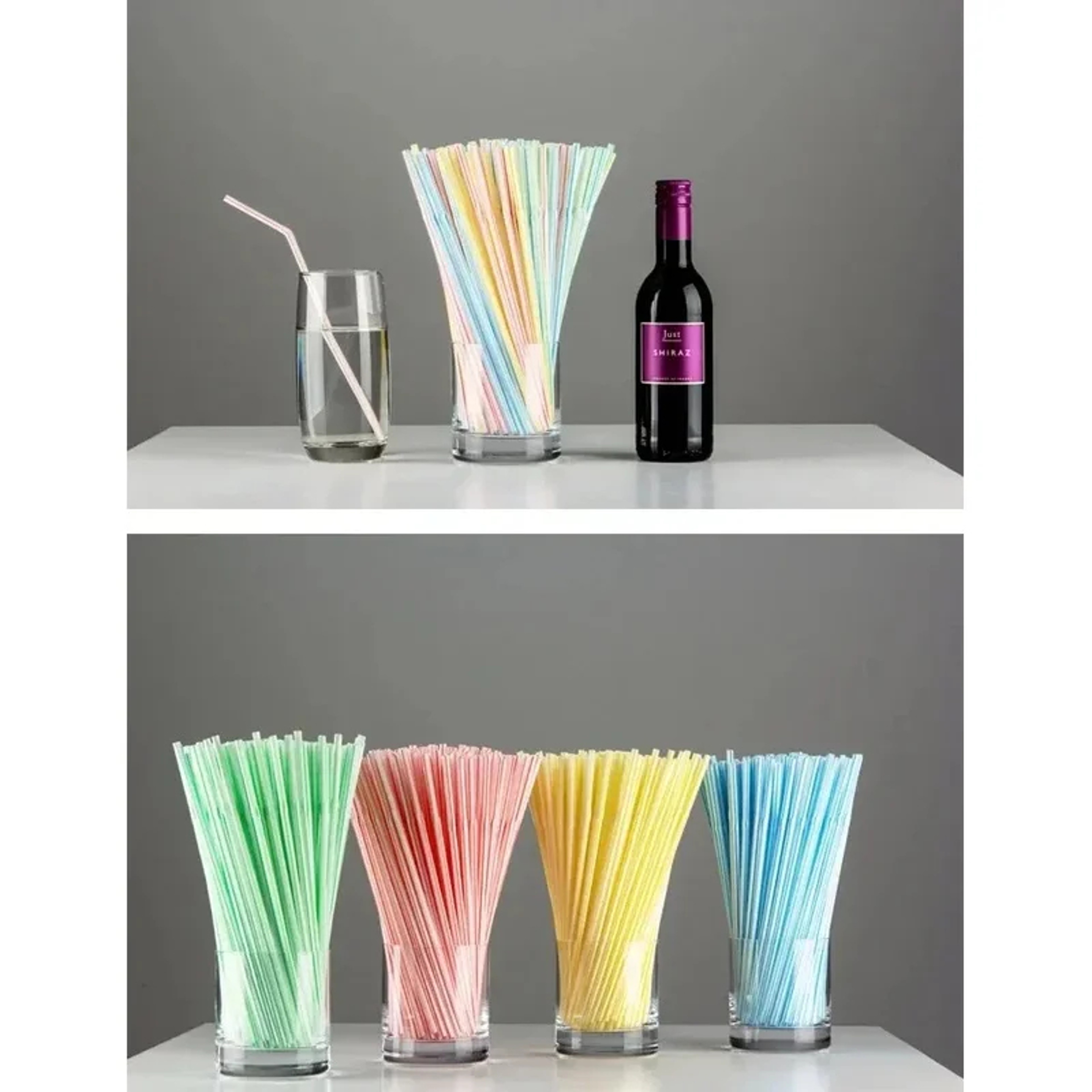 Premium Colorful Disposable Straws For Milk Tea  Party Drinks 3