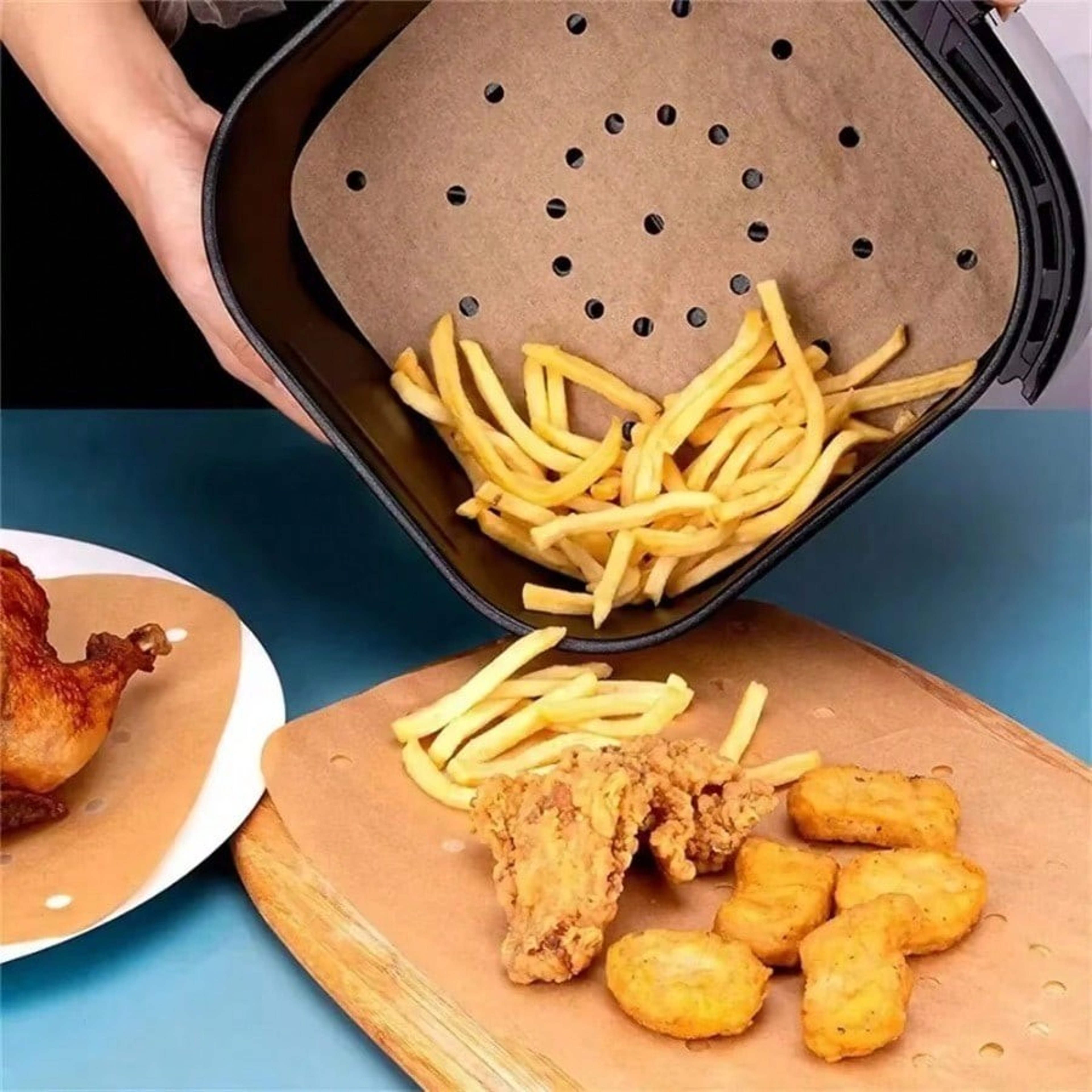 Disposable Parchment Paper Non Stick Baking  Steamer Liners 0