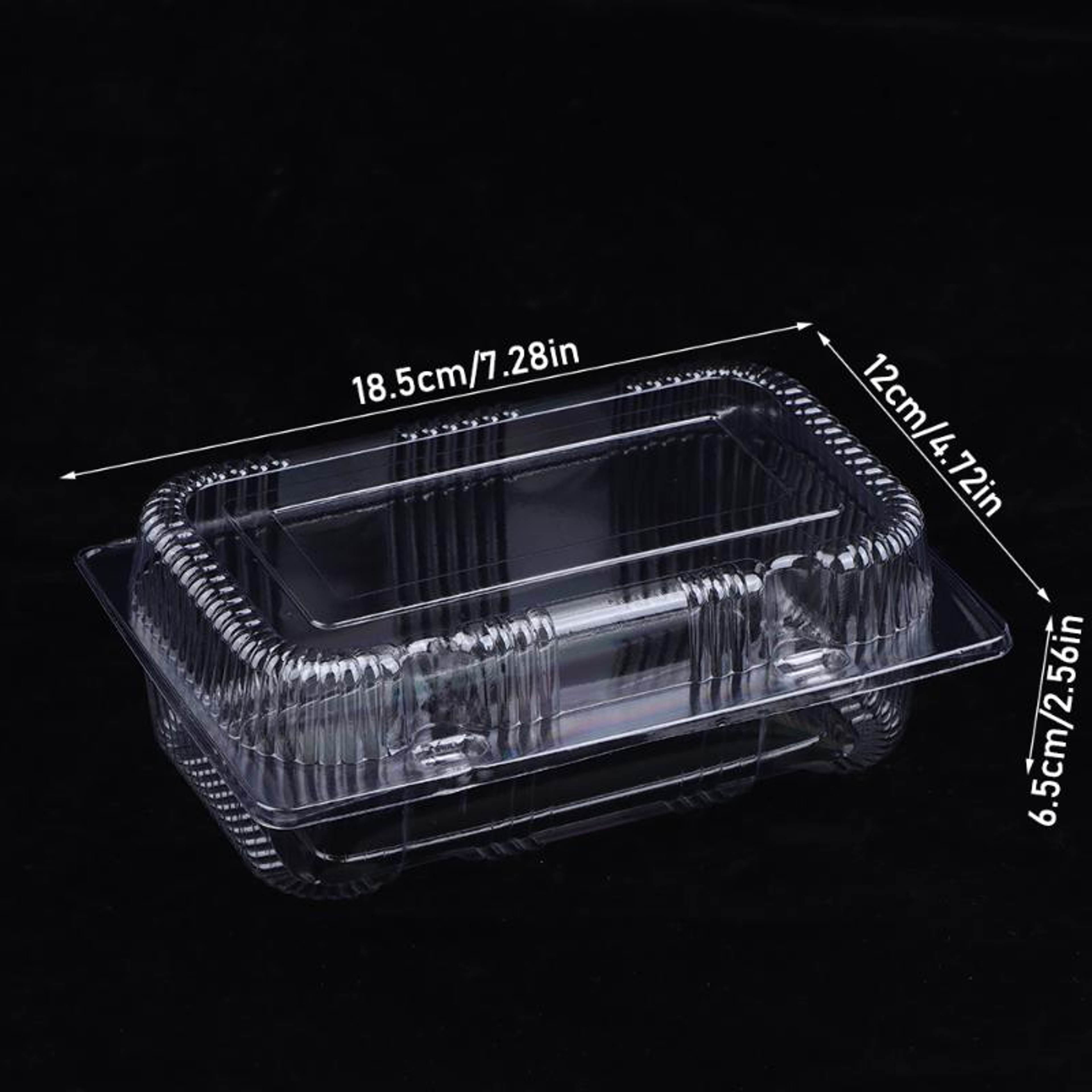 Premium Clear Plastic Food Containers Disposable Takeout  Bakery Packaging Boxes 0