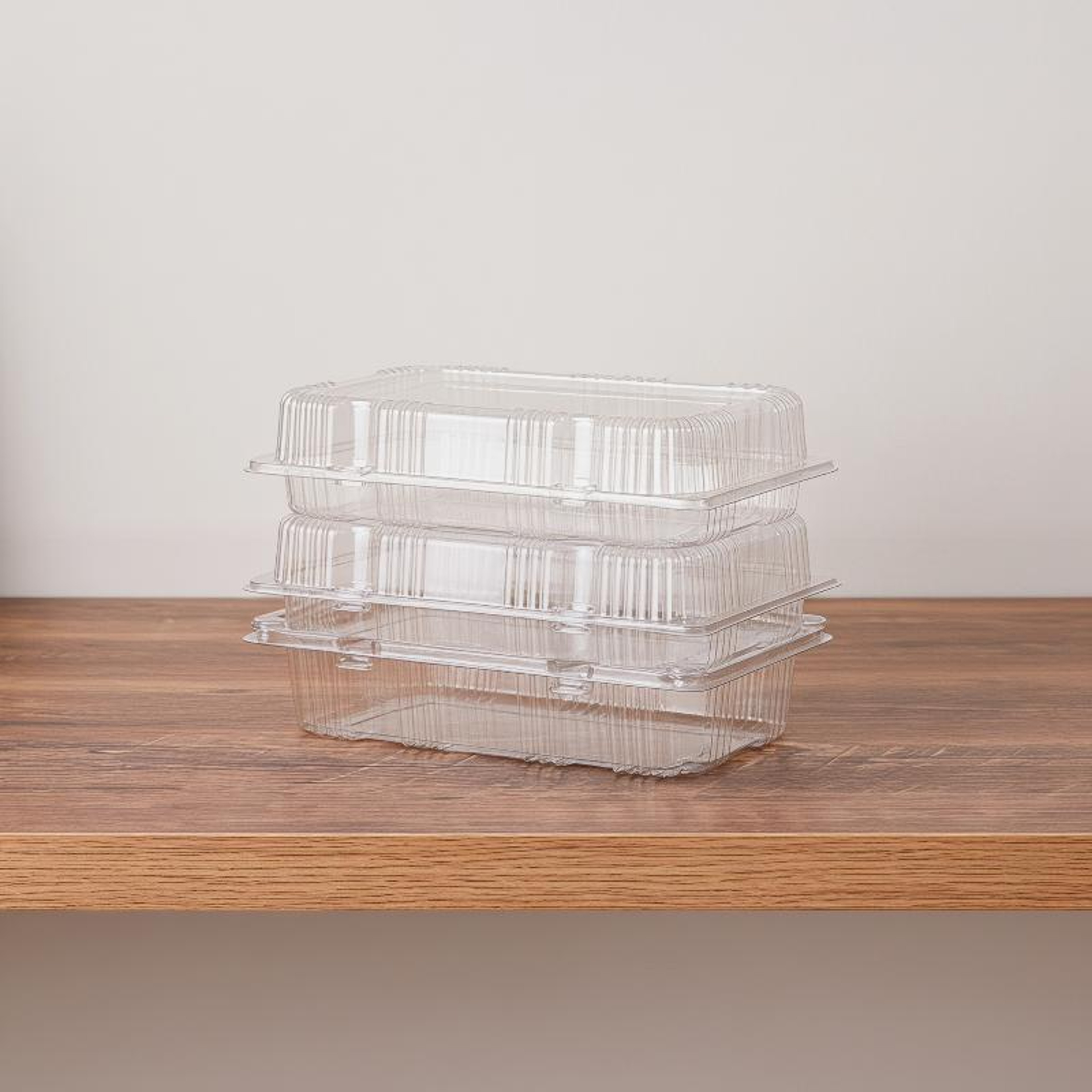 Premium Clear Plastic Food Containers Disposable Takeout  Bakery Packaging Boxes 1