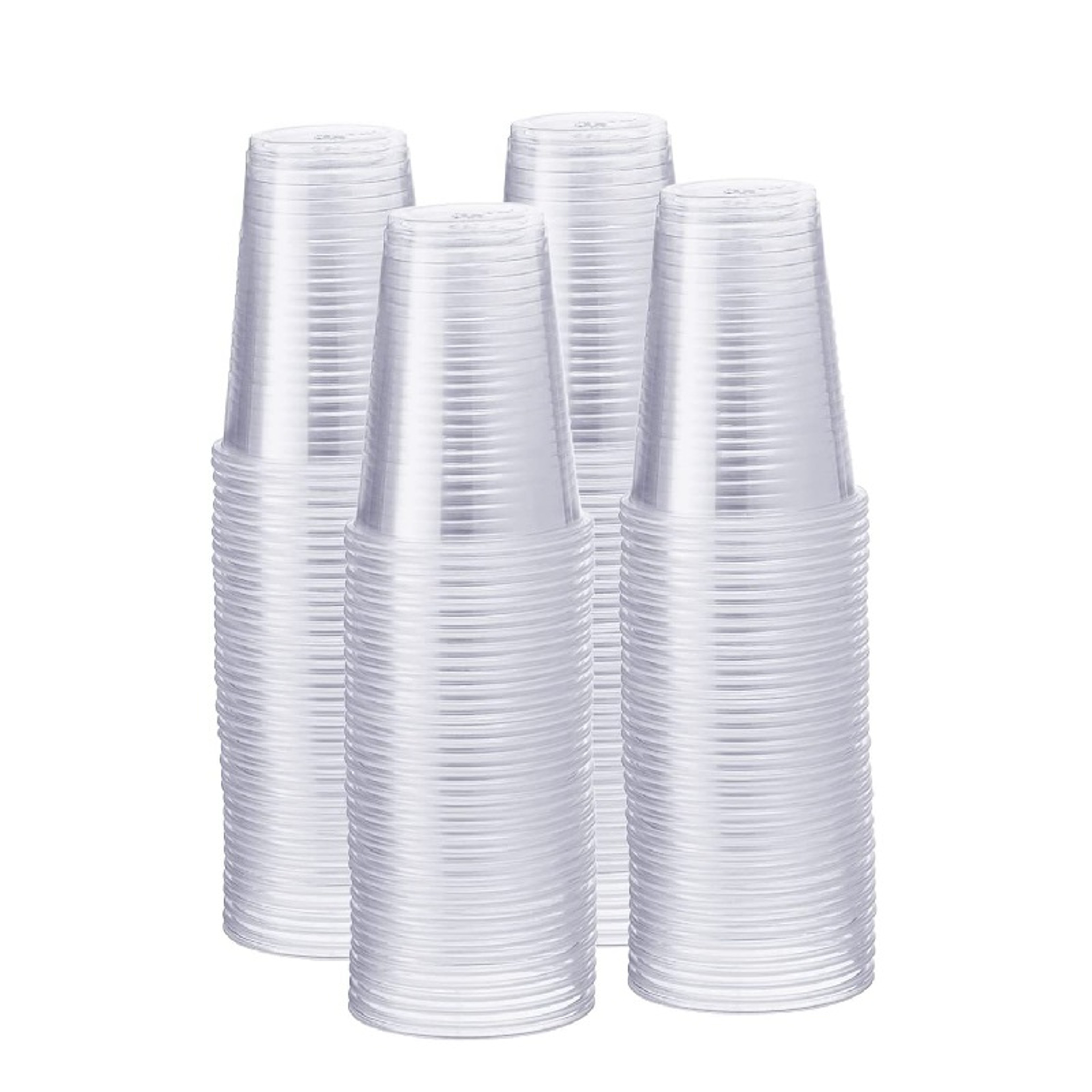 Premium Clear Disposable Plastic Cups – view 1