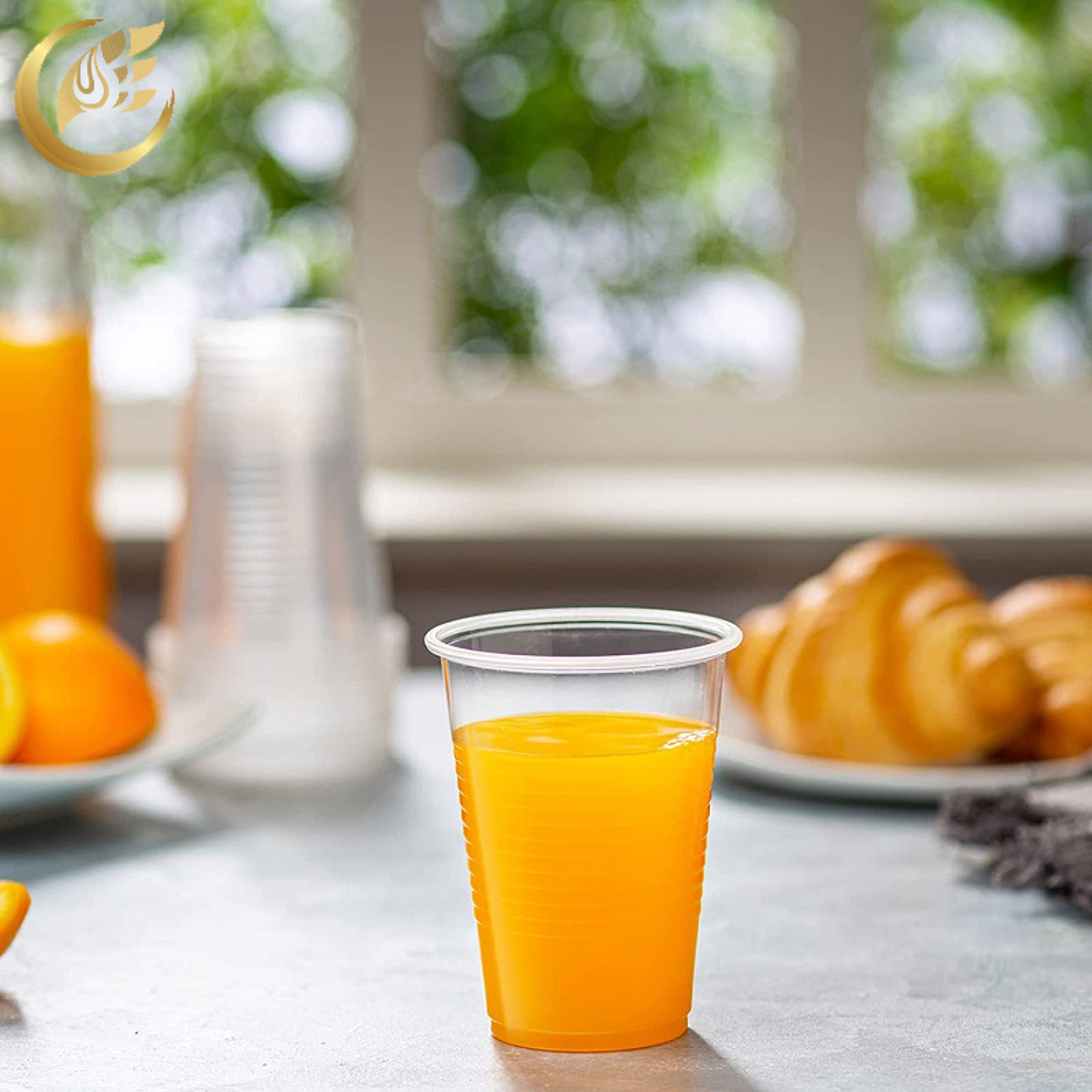Premium Clear Disposable Plastic Cups – view 2