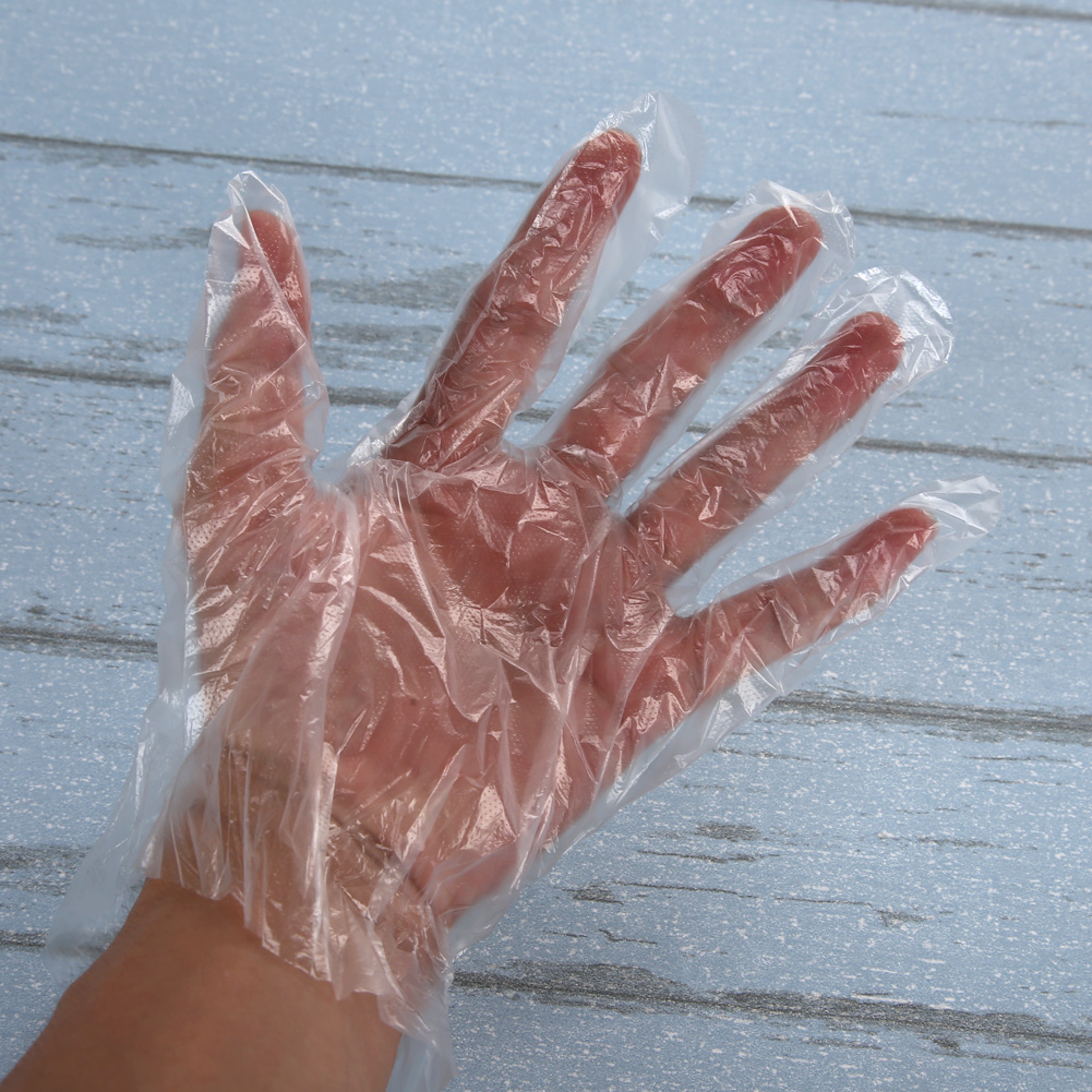 Premium Clear Plastic Food Prep Gloves Bulk Disposable Gloves Latex Free Kitchen Safety 3