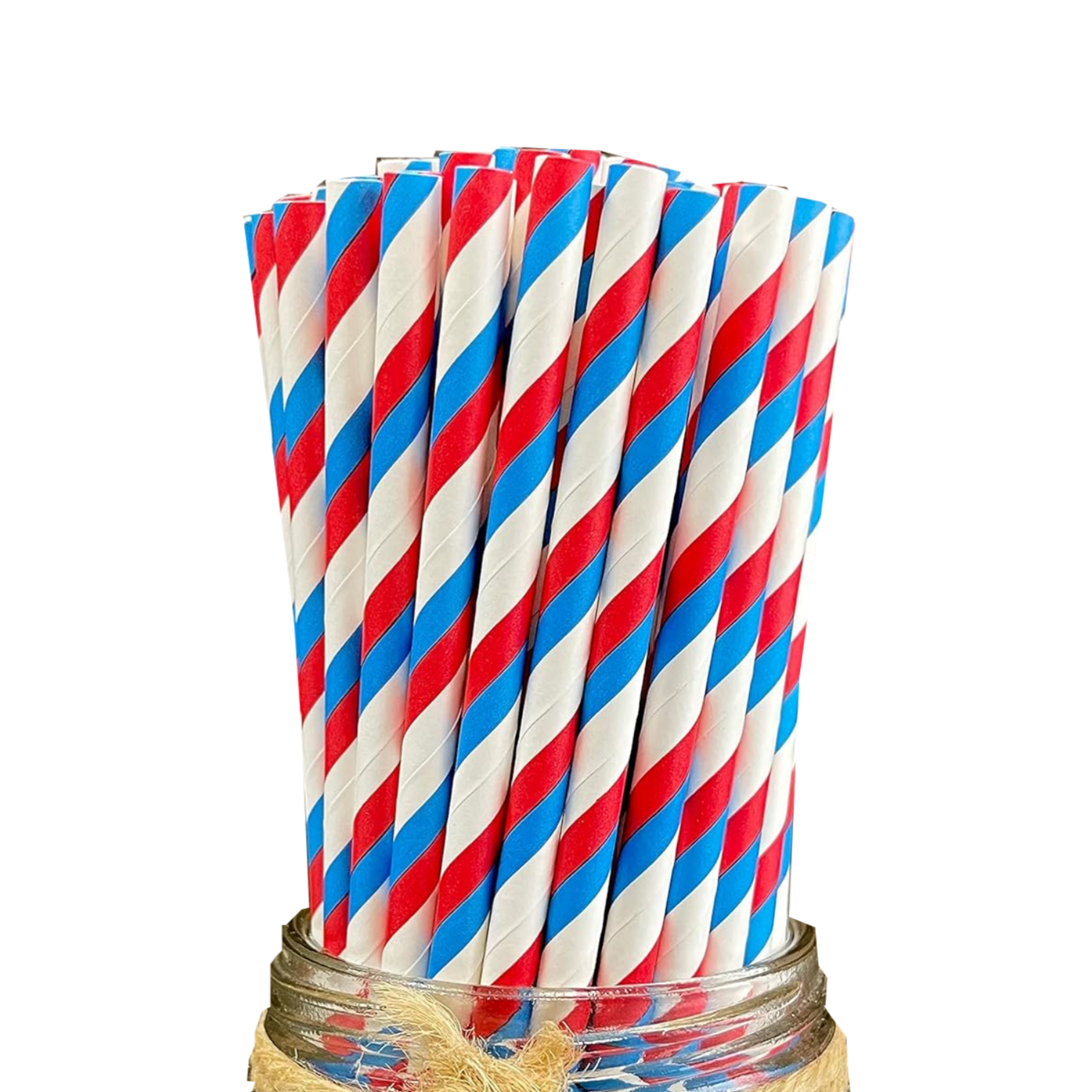 Eco Friendly Disposable Paper Straws for Parties, Drinks and Dessert Decor – view 1
