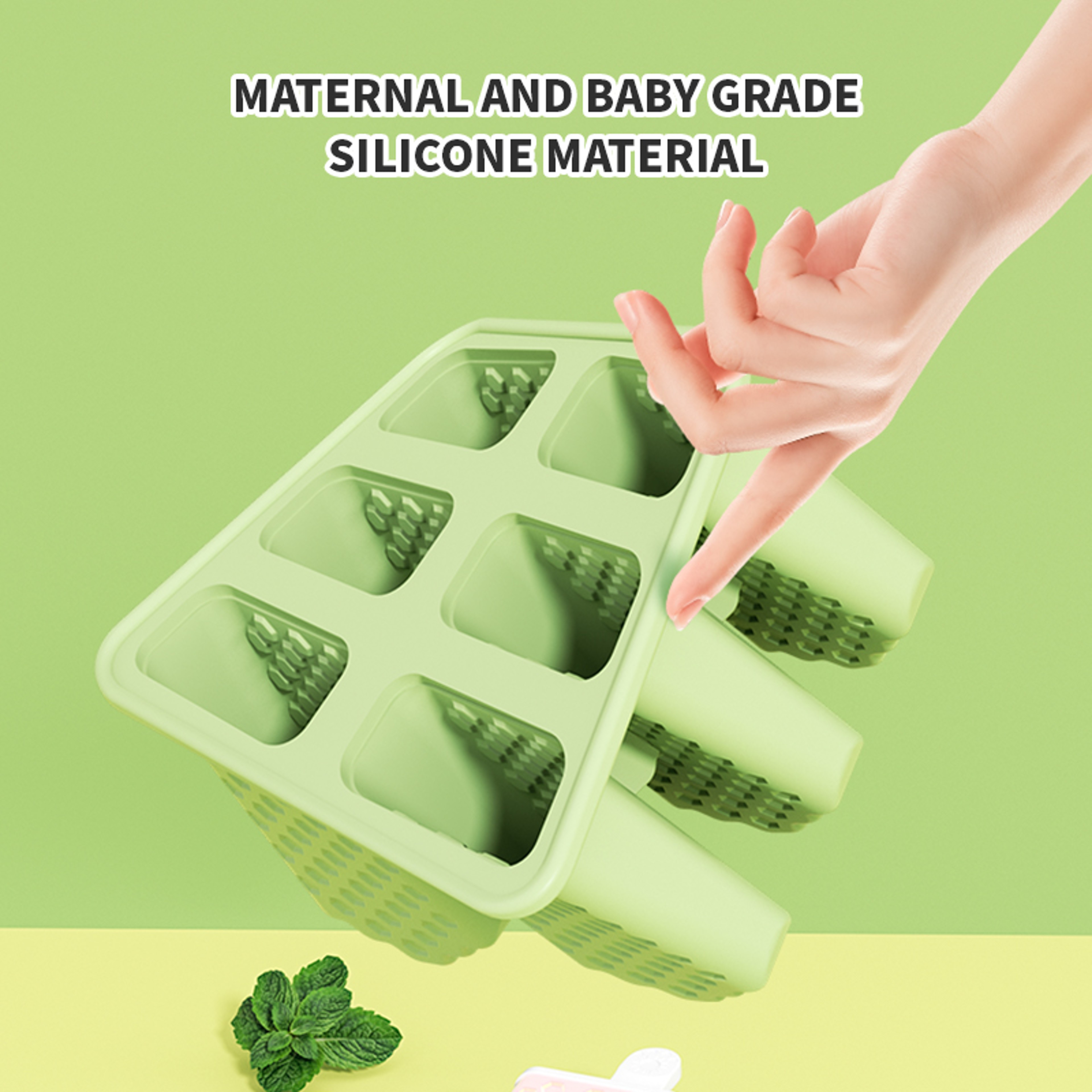 Easy Release Silicone Popsicle Molds with Reusable Sticks – view 5