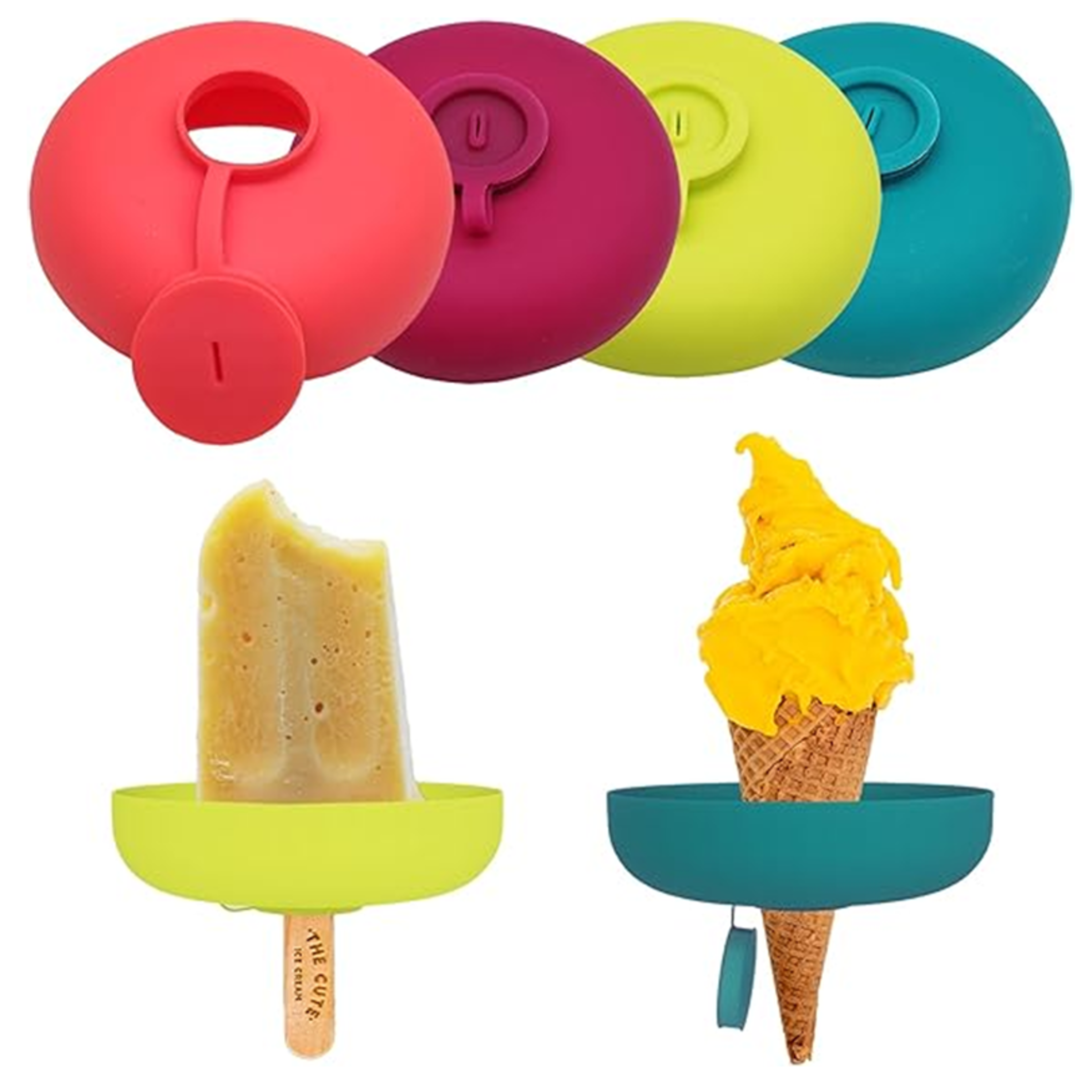 Drip Free Silicone Popsicle Holder For Kids 0