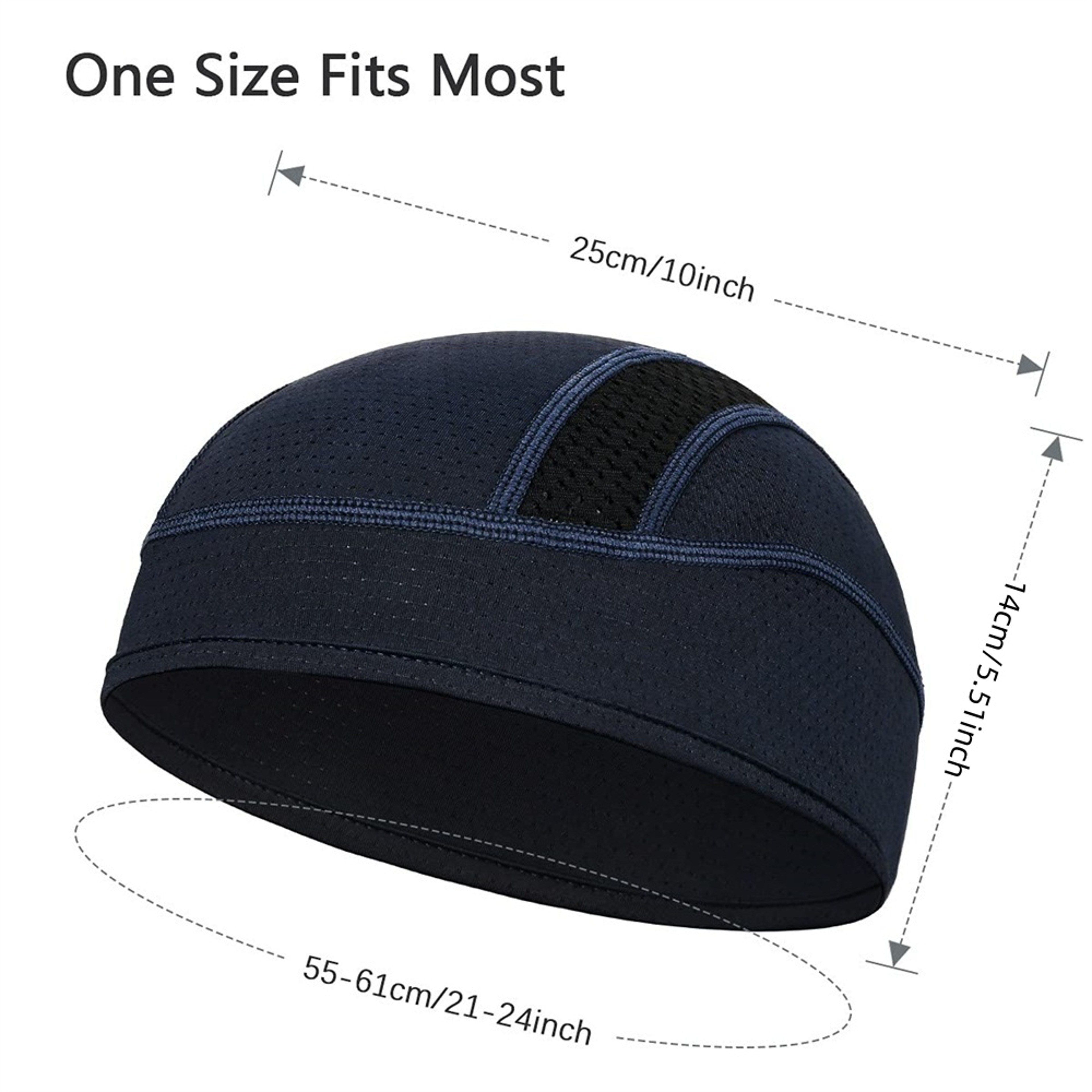 Quick Dry Cycling Skull Cap Breathable Mesh Helmet Liner 5