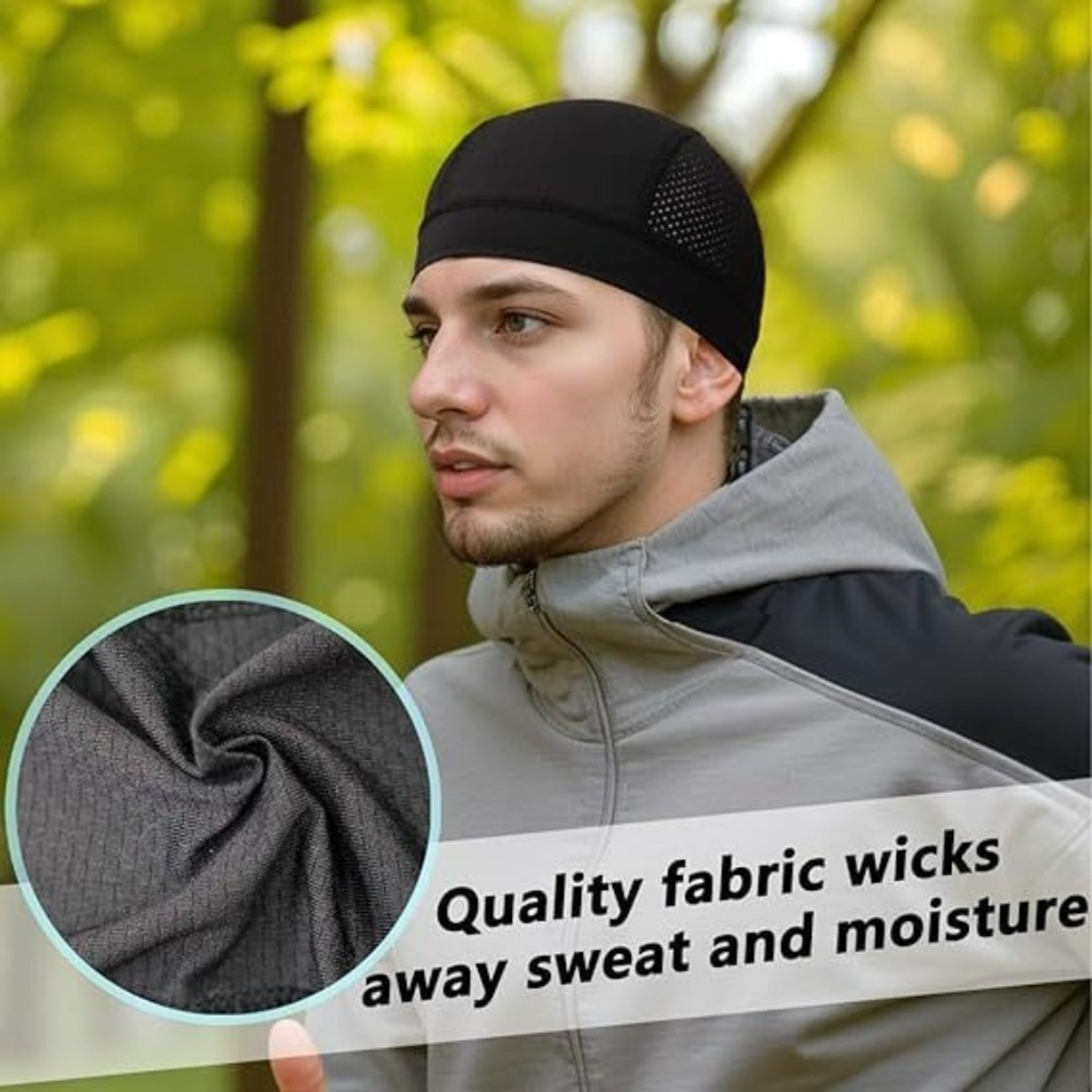 Quick Dry Mesh Cycling Helmet Liner Cap 3