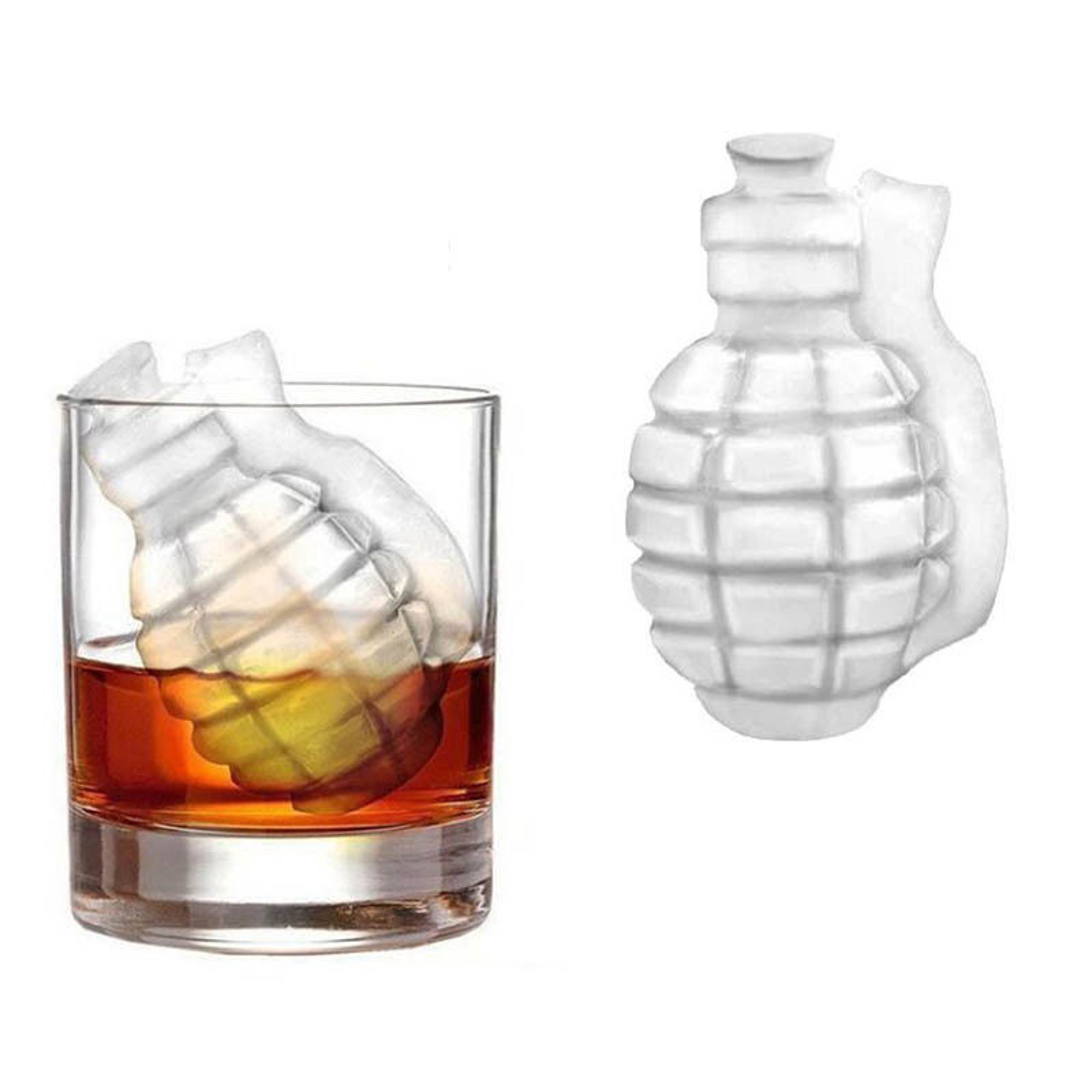 Grenade Ice Cube Mold Silicone Whiskey Ice Tray – view 5