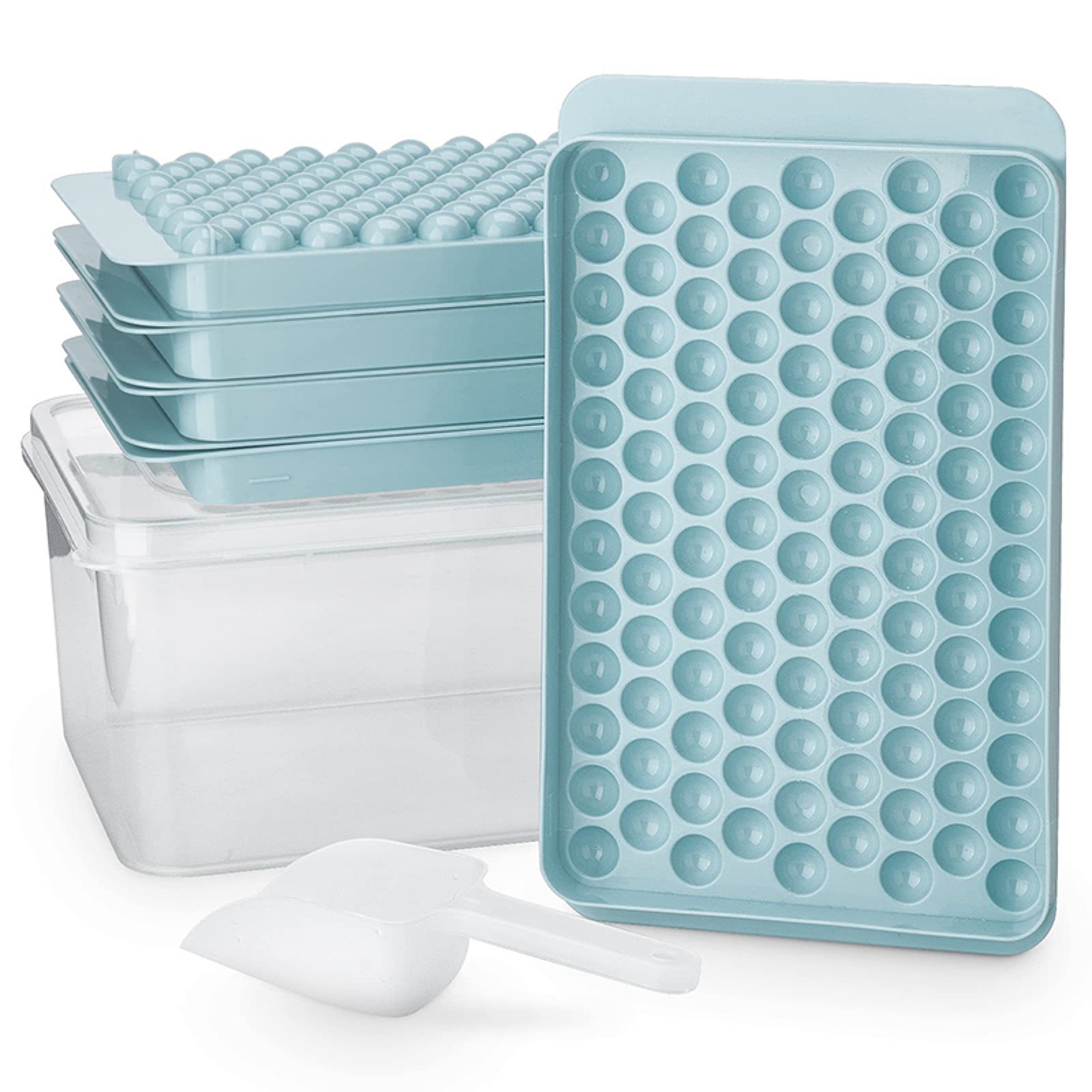 Mini Ice Cube Tray with Lid for Round Ice Balls – view 1