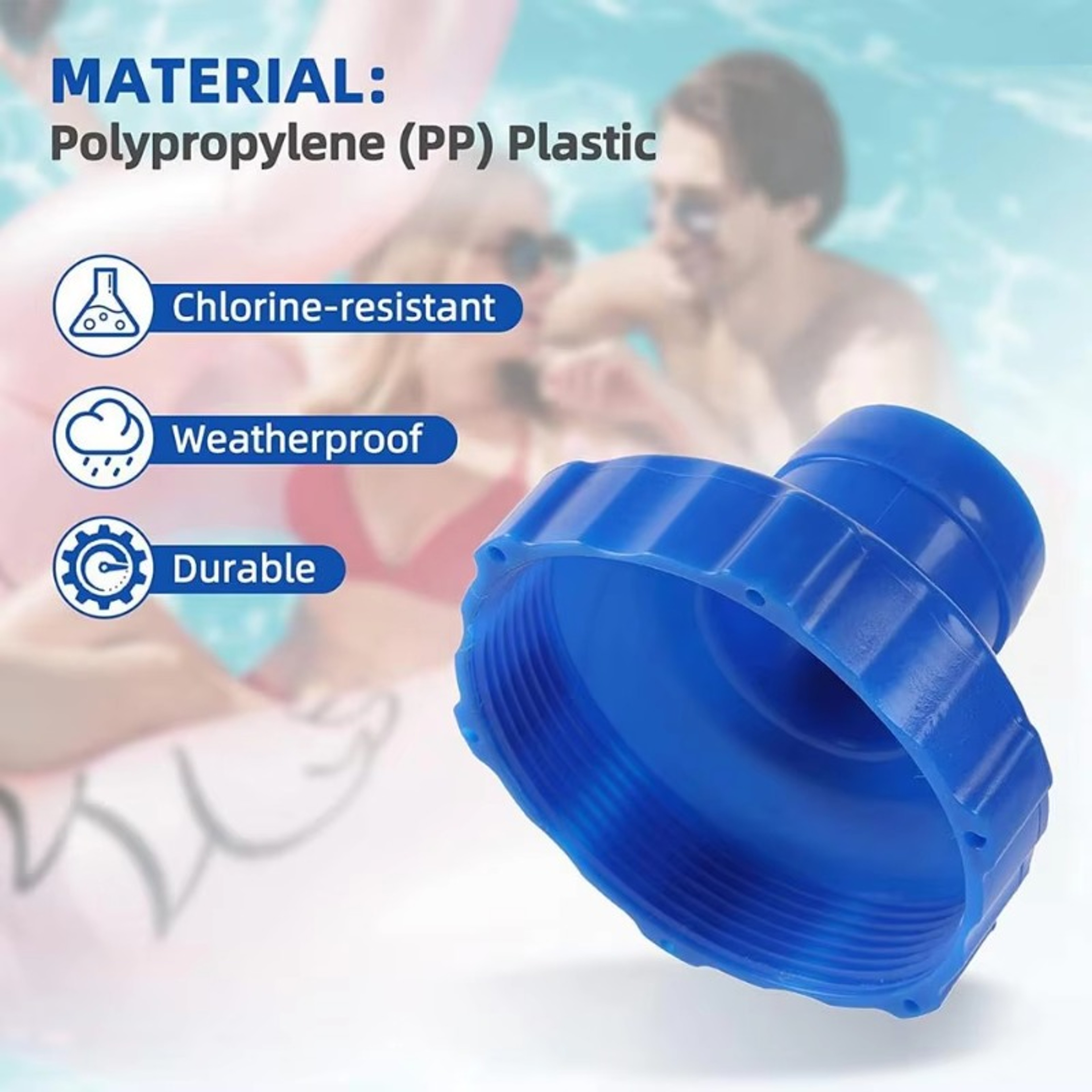 Universal Pool Vacuum Hose Adapter For Leak Proof Pool Pump Connections 0