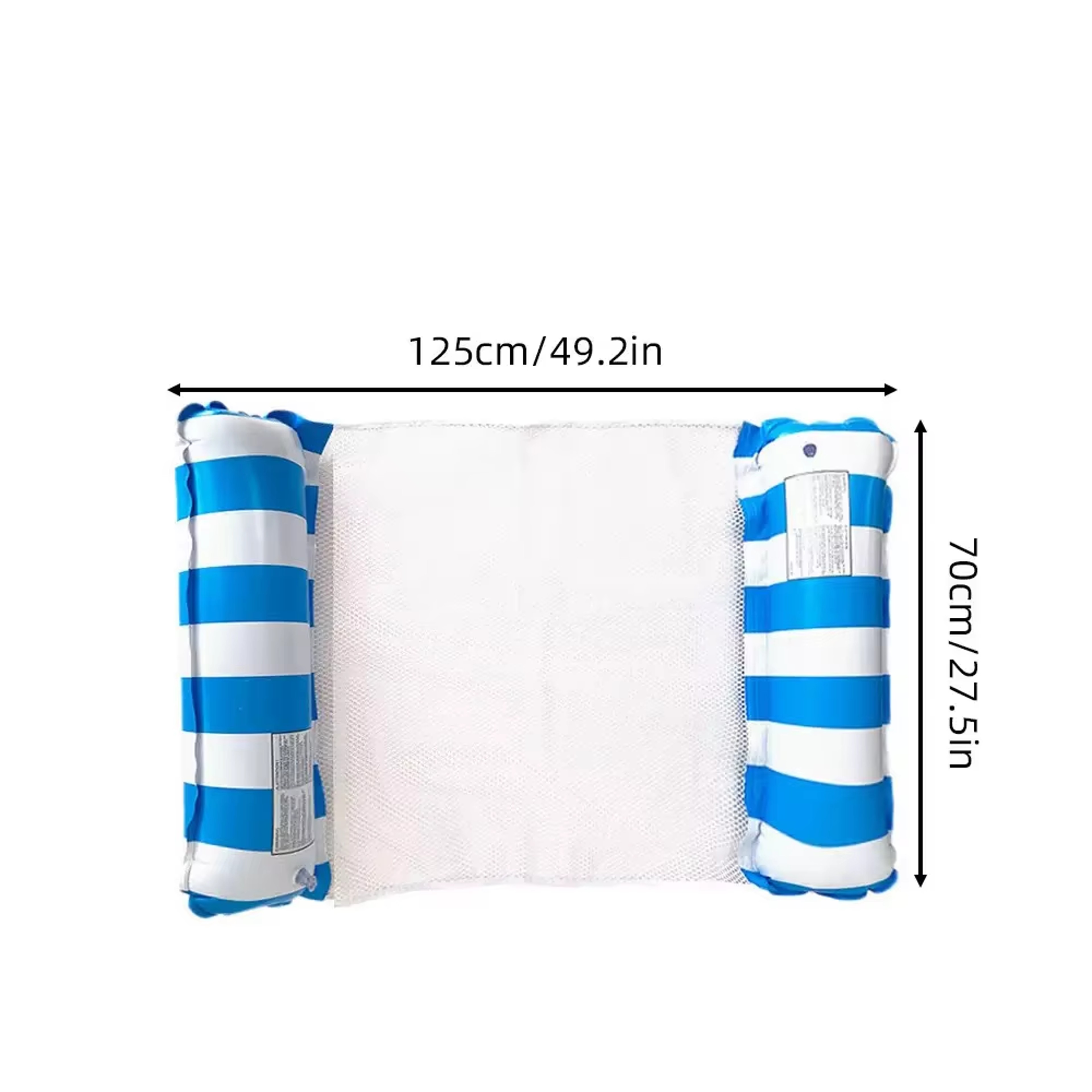 Foldable Water Hammock Inflatable Pool Float Lounger 5