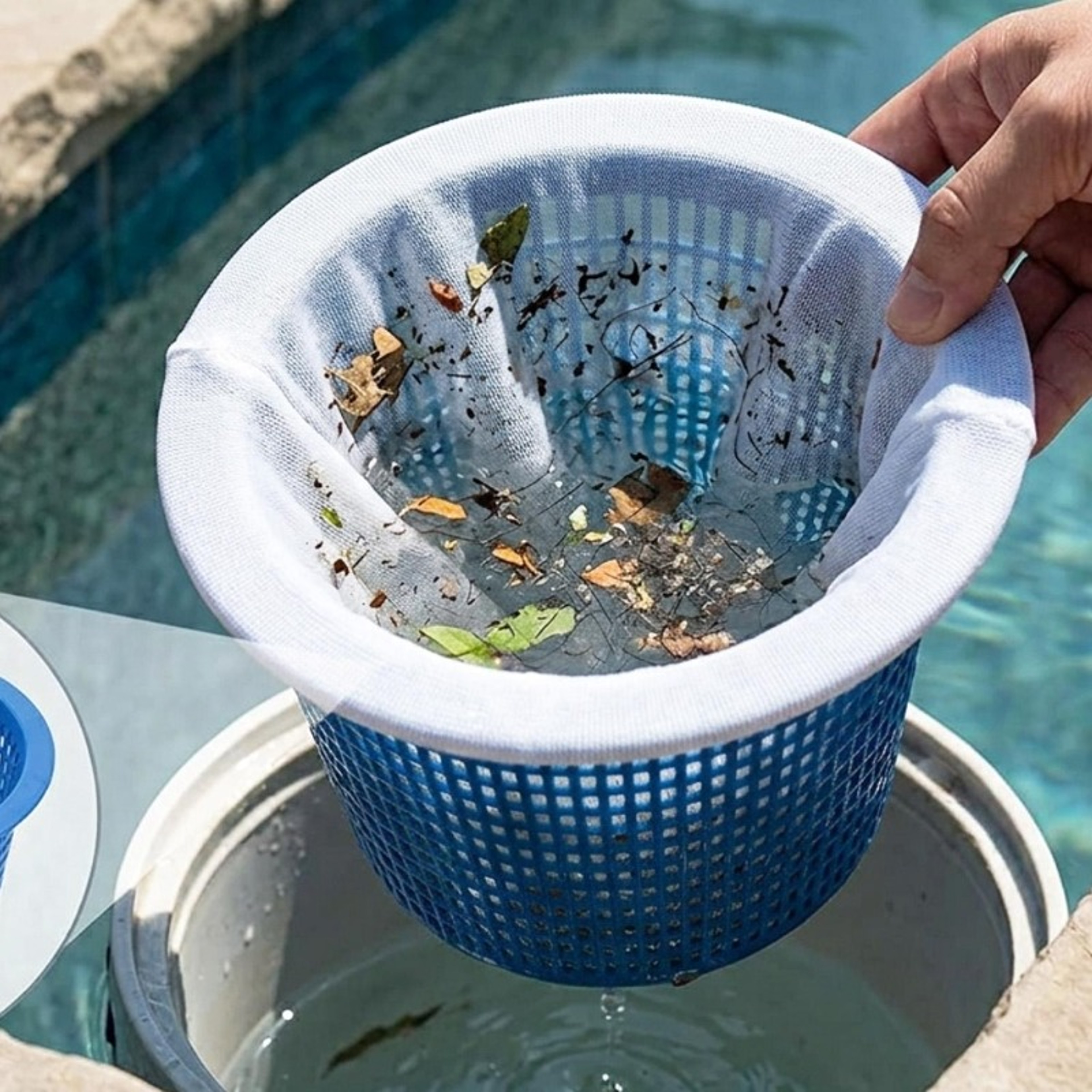 Pool Skimmer Socks Fine Mesh Basket Filter Savers For Cleaner Swimming Pools 0