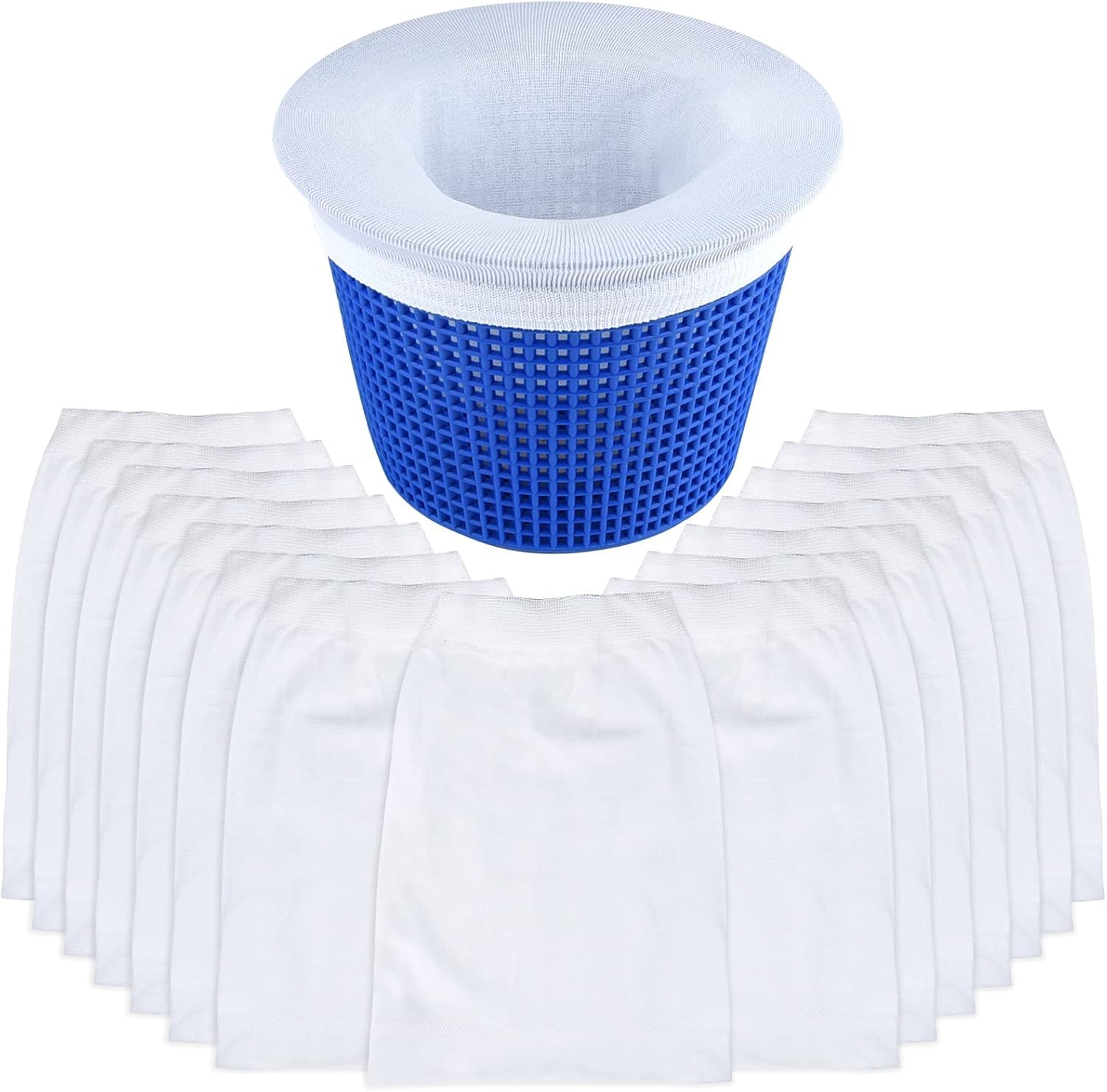 Reusable Pool Skimmer Socks Nylon Mesh Filter Bags for Cleaner Pool Water – view 7