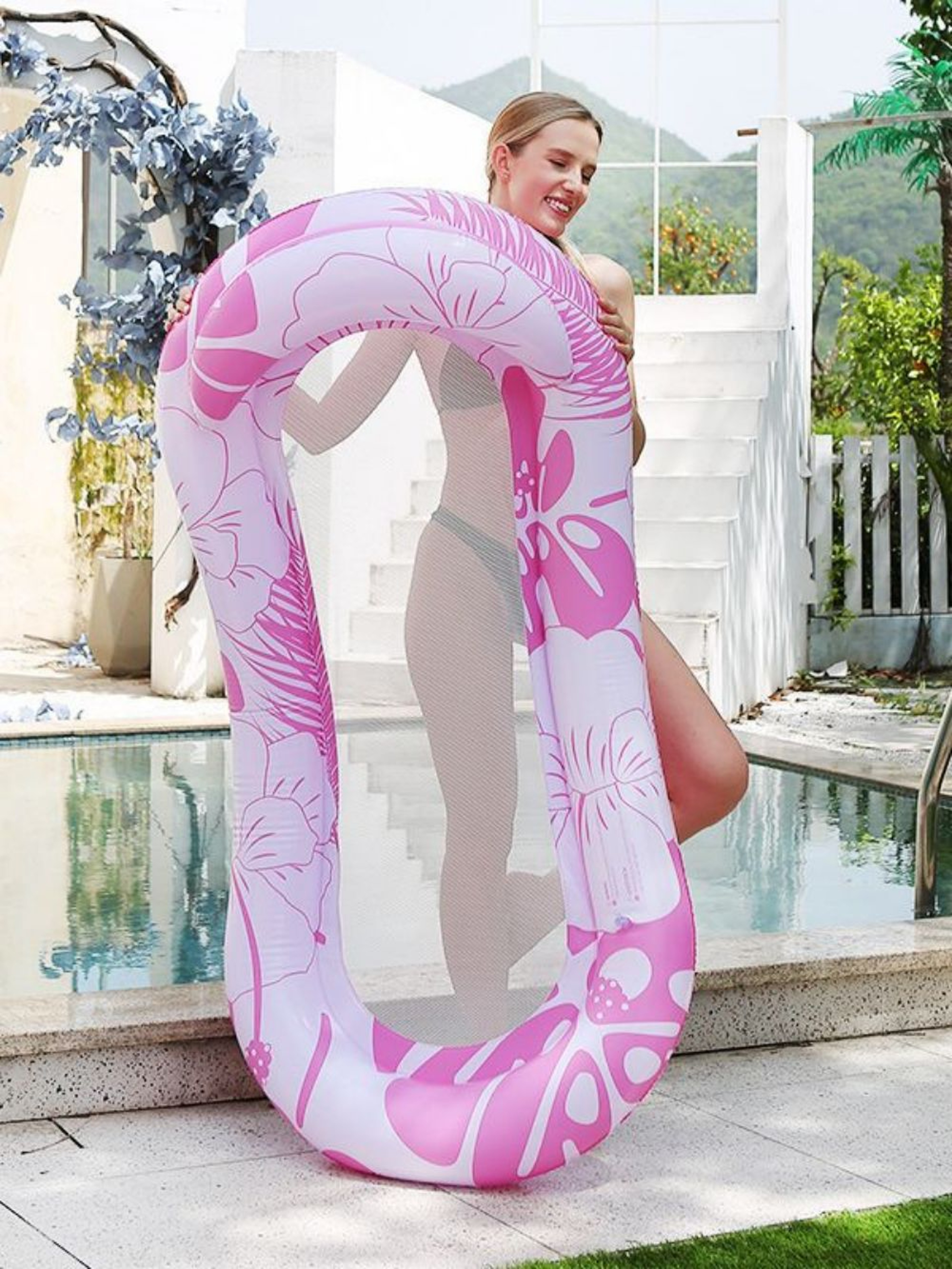 Inflatable Water Mat Pool Float Lounger For Beach Lake Relaxation 5