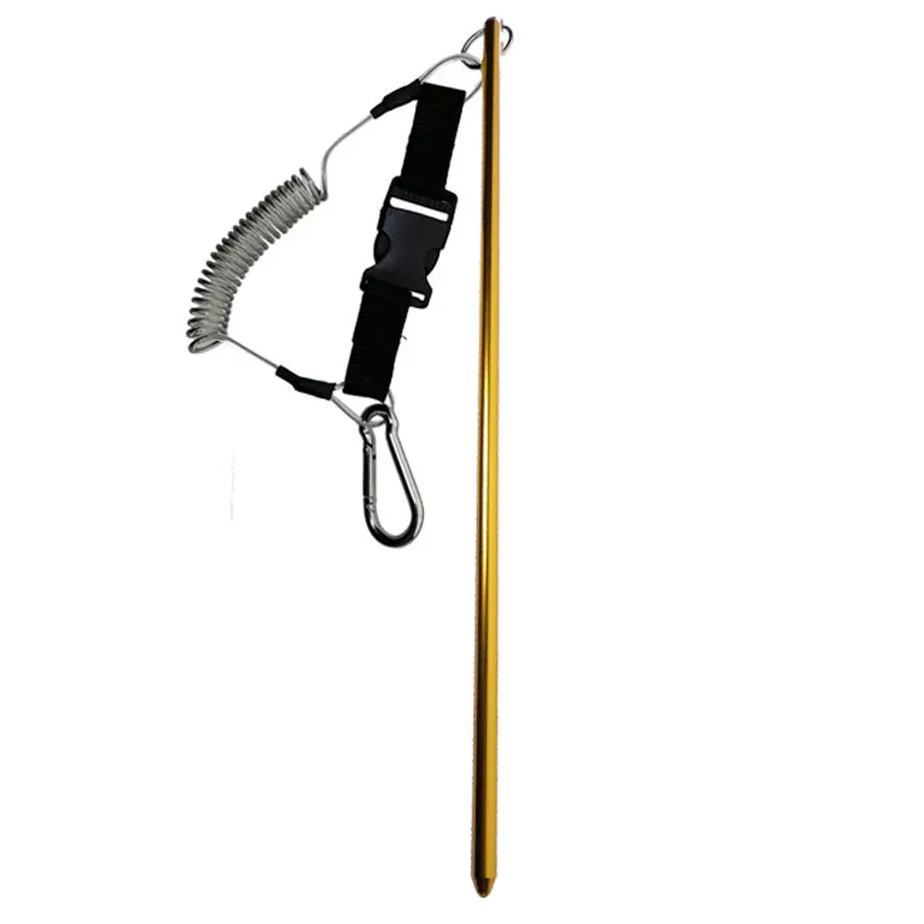 Scuba Diving Noise Maker With Tank Banger Pointer Rod And Coil Lanyard 4