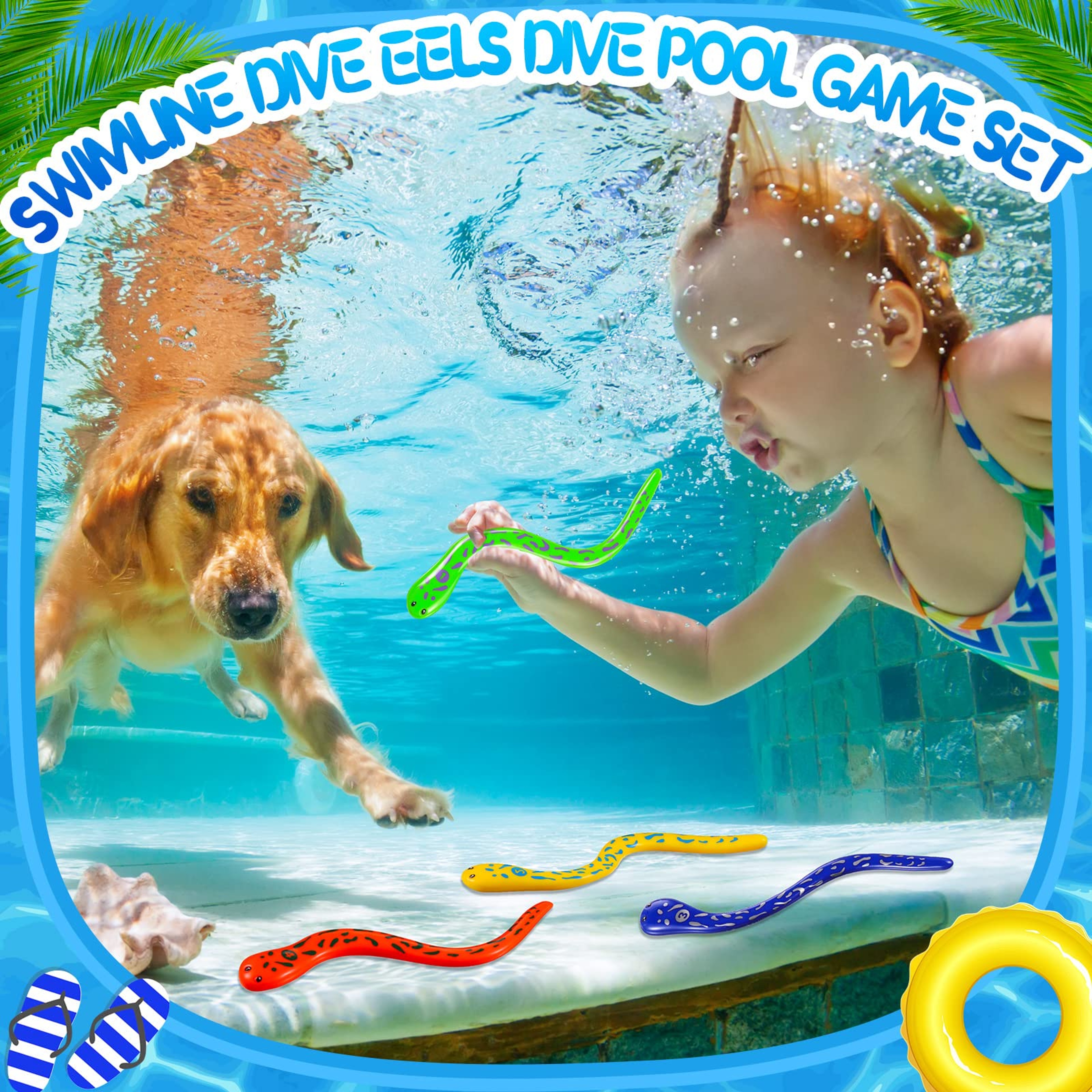 Snake Pool Diving Toys for Kids and Summer Swimming Games – view 2
